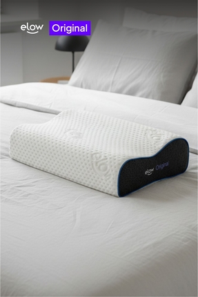 Elow Original Çift Taraflı Boyun Destekli Ortopedik Visco Yastık, 55 X 36 X 1...