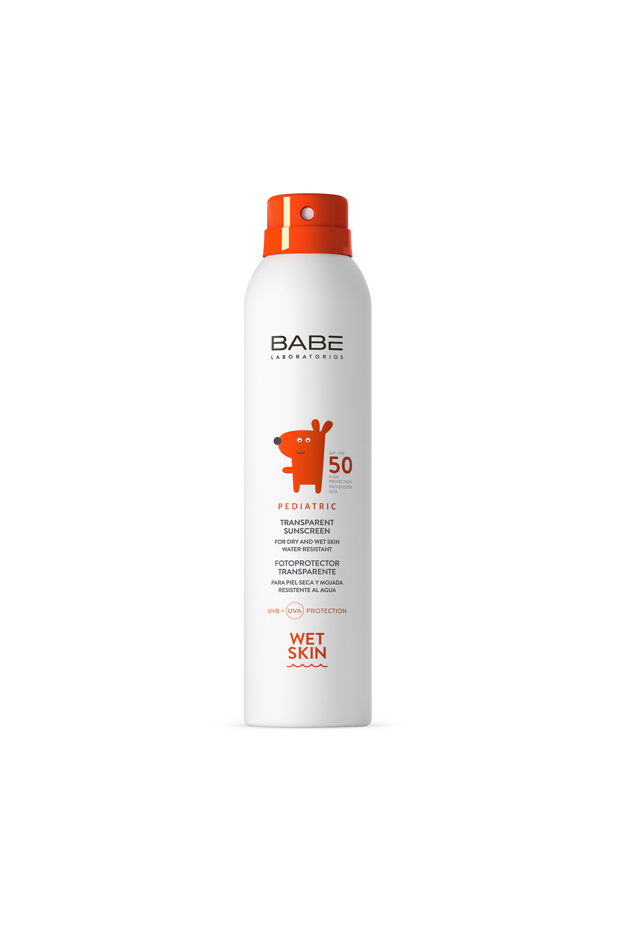 Pediatric Transparent Sunscreen Wet Skin SPF50 Bebek Ve Çocuk için Güneş Spreyi 200 ml — 31084 — تصویر 2 از 2