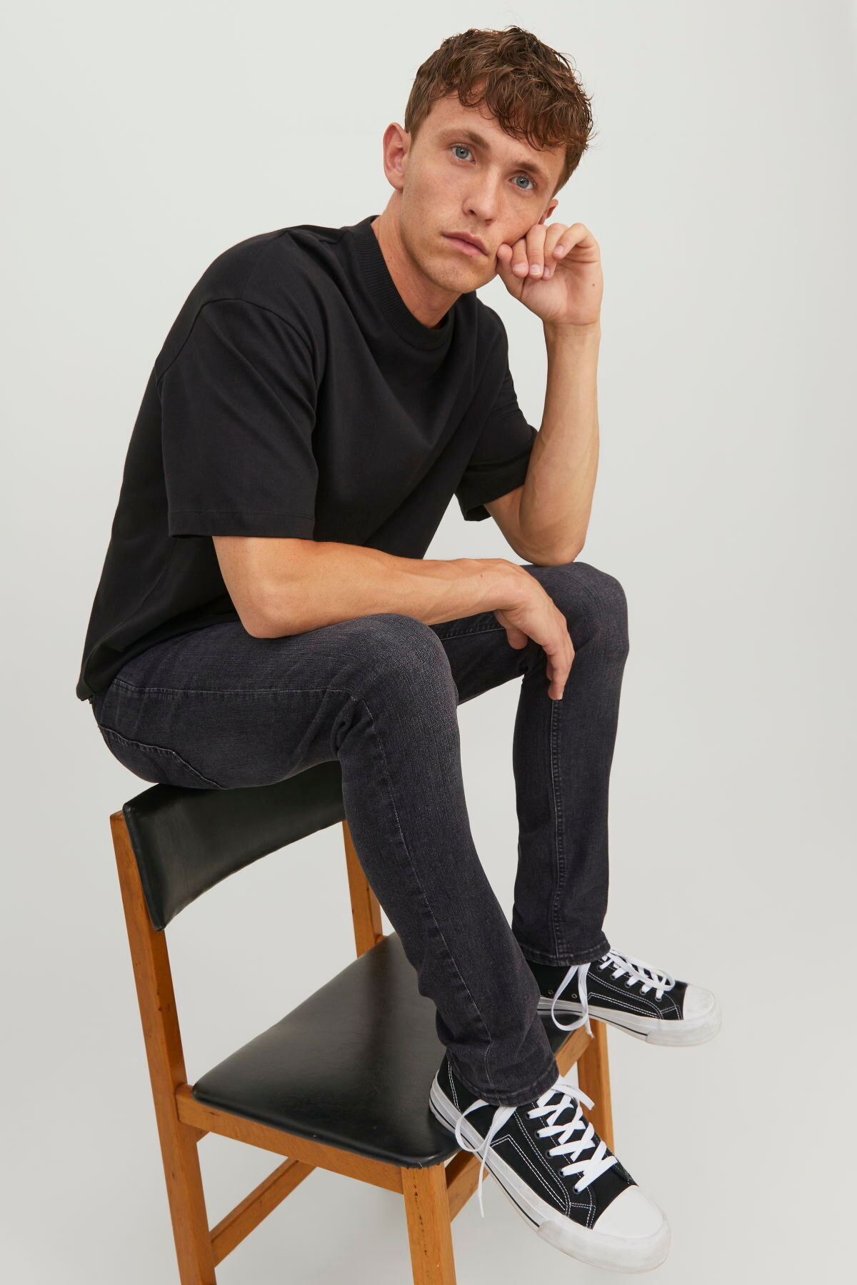 Jack & Jones 12243595 Jjıglenn Jjorıgınal Sq 270 Noos Ss Erkek Jean Pantolon görsel 5