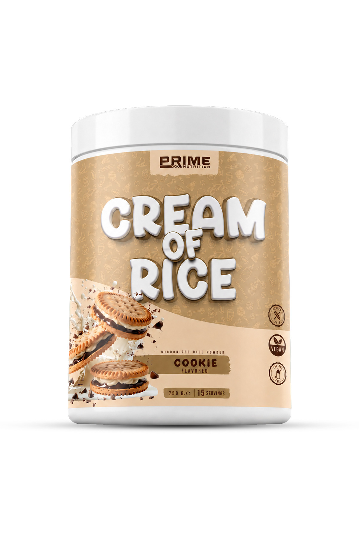Prime Nutrition Cream Of Rice 750 gram Cookie (Kurabiye Aromalı