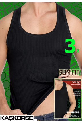 TATKAN BODYWEAR 3'LÜ PAKET ERKEK BAMBU KAŞKORSE CLASSIC ATLET