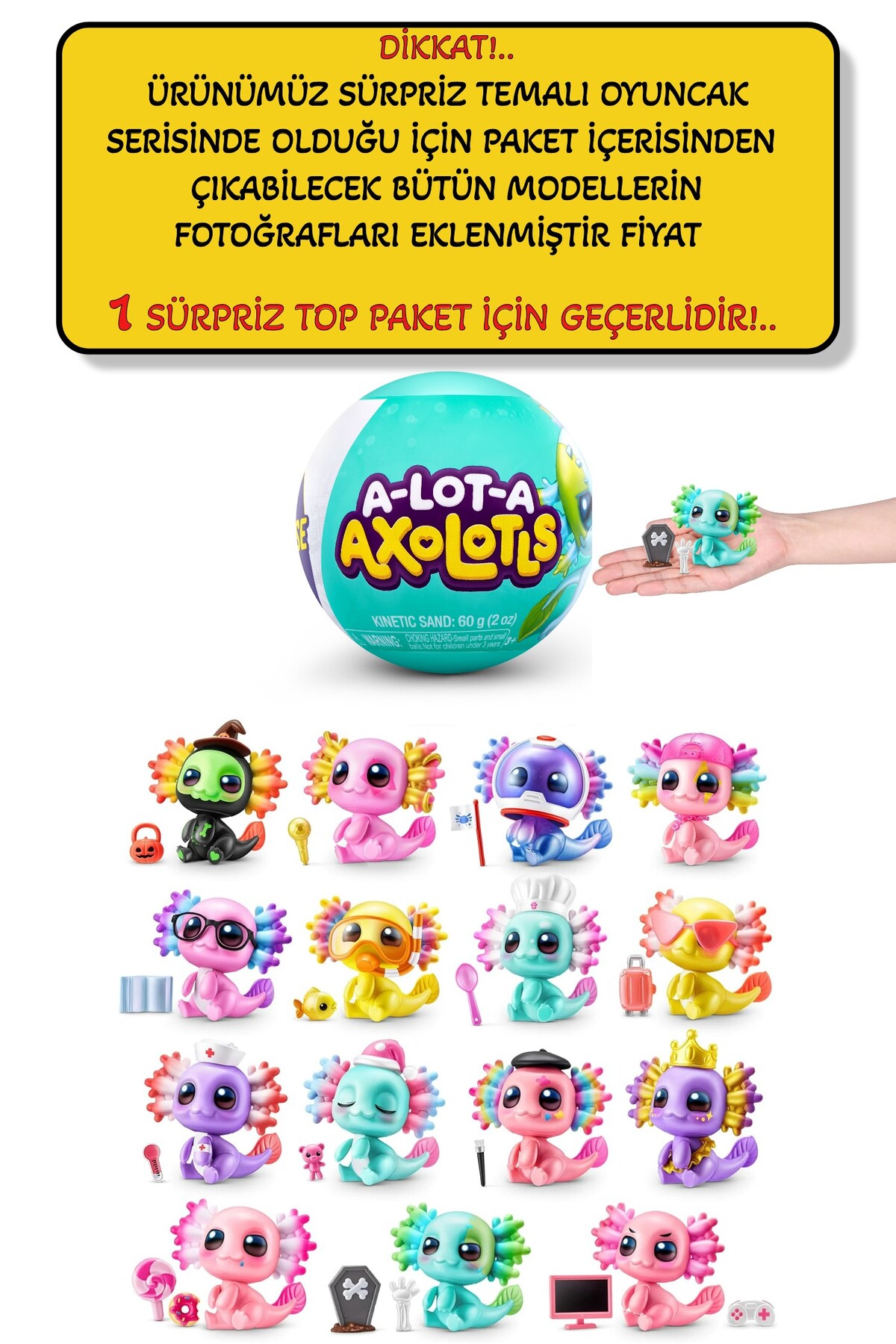 ソルオル solol ash mini zeropod レッドレンザー　セット TOYFEST 1 ADET - Mini Brands Axolotls Sürpriz Paket - 1 ADET