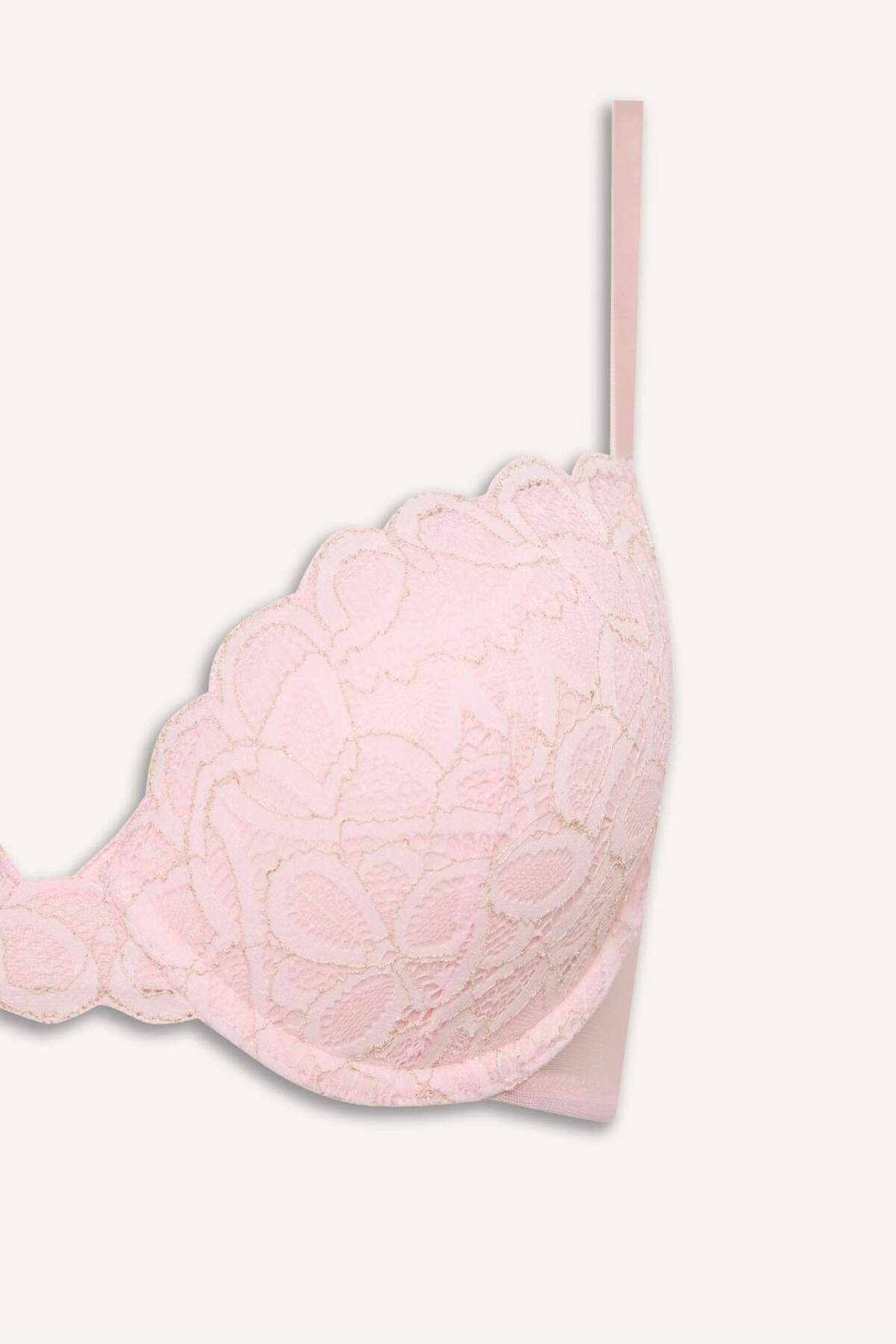 DeFacto Dantel Kaplı Pedli Balenli Bra H3228AX26SP görsel 8