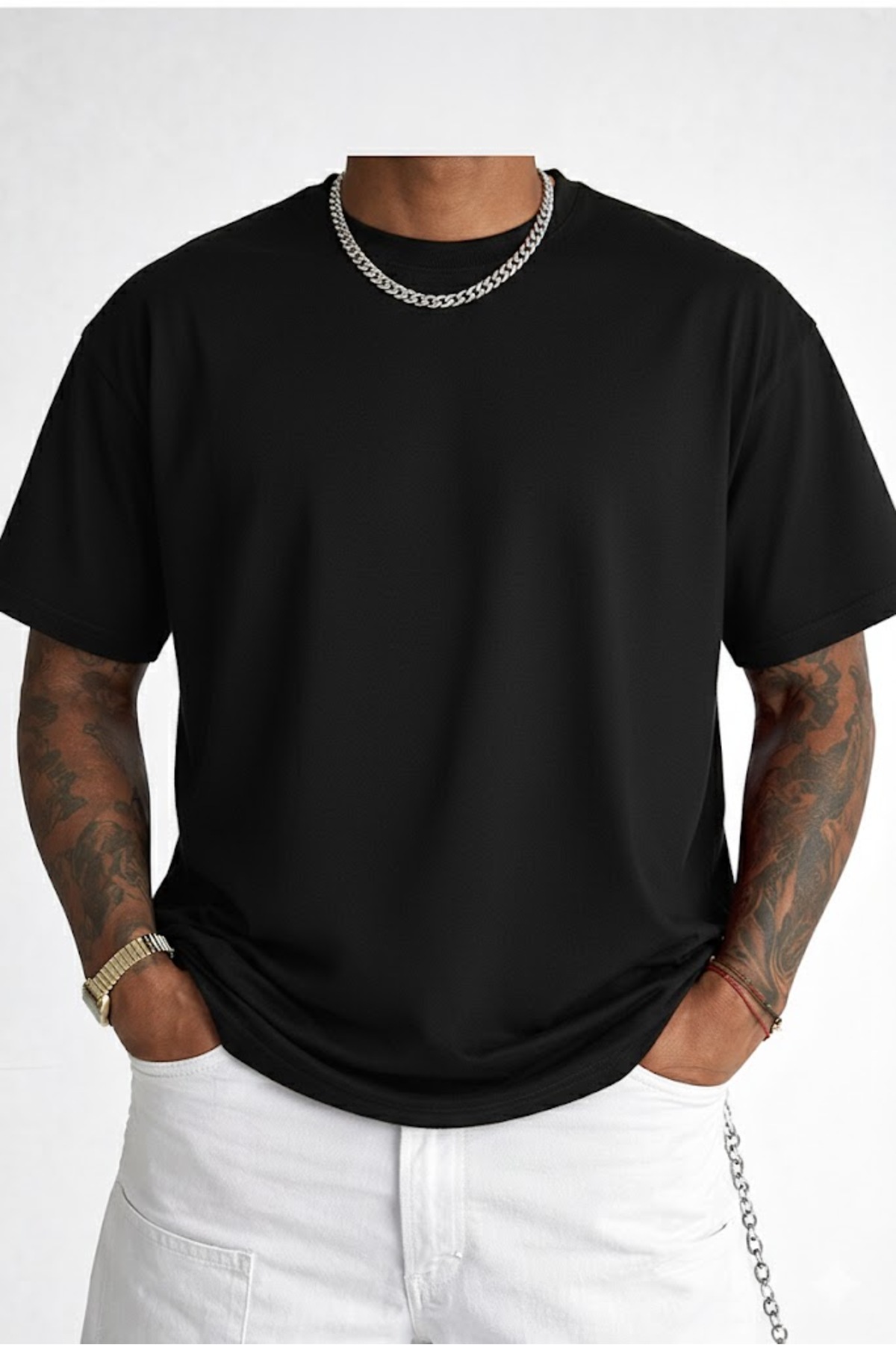 VEK KÖKBÖRÜ V2 Göktürk Harfleri Özel Tasarım Oversize T-Shirt görsel 3