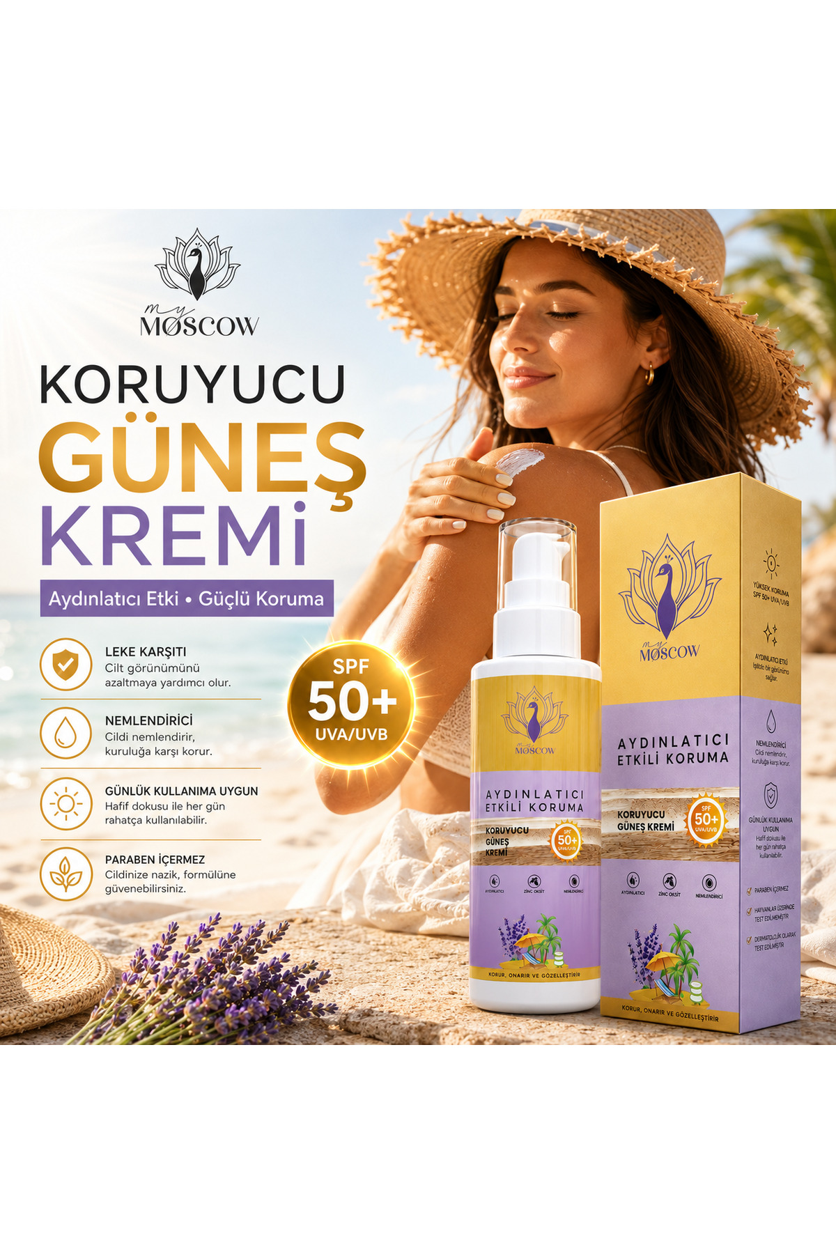 GÜNEŞ KREMİ AYDINLATICI ETKİLİ — MYM202501 — تصویر 2 از 6