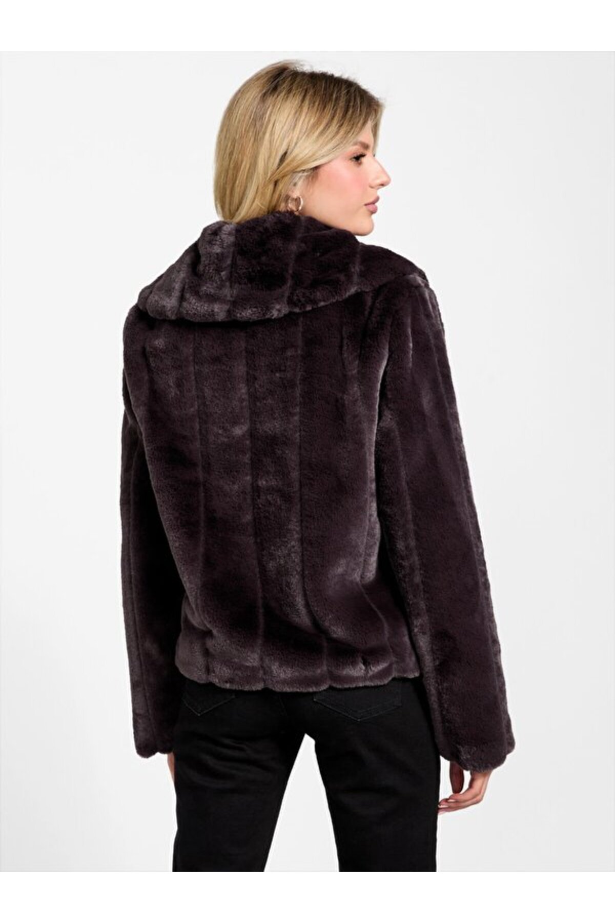 Guess New Sophy Kadın Kürk görsel 4