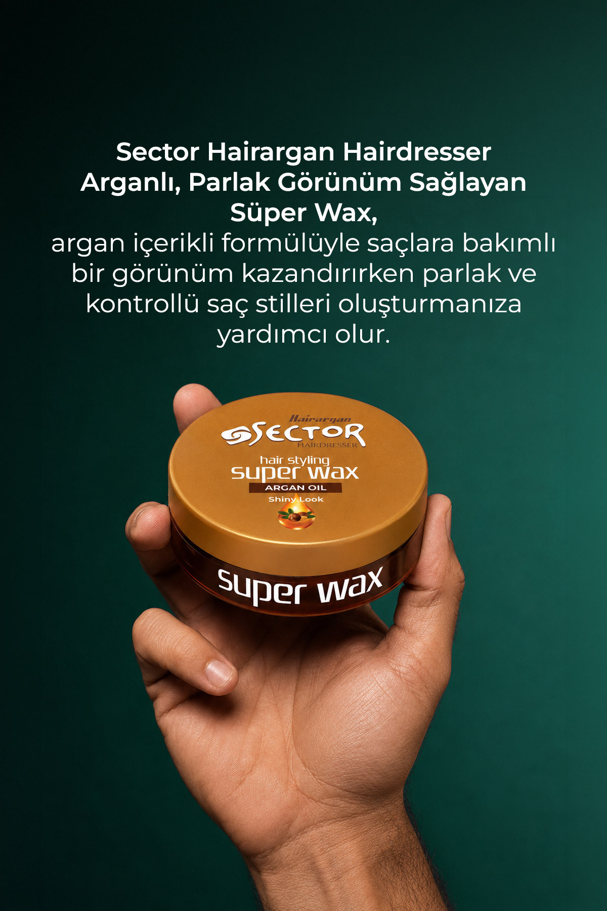 Super Wax Shiny Look Argan 150 ml — sectorargan — تصویر 3 از 4