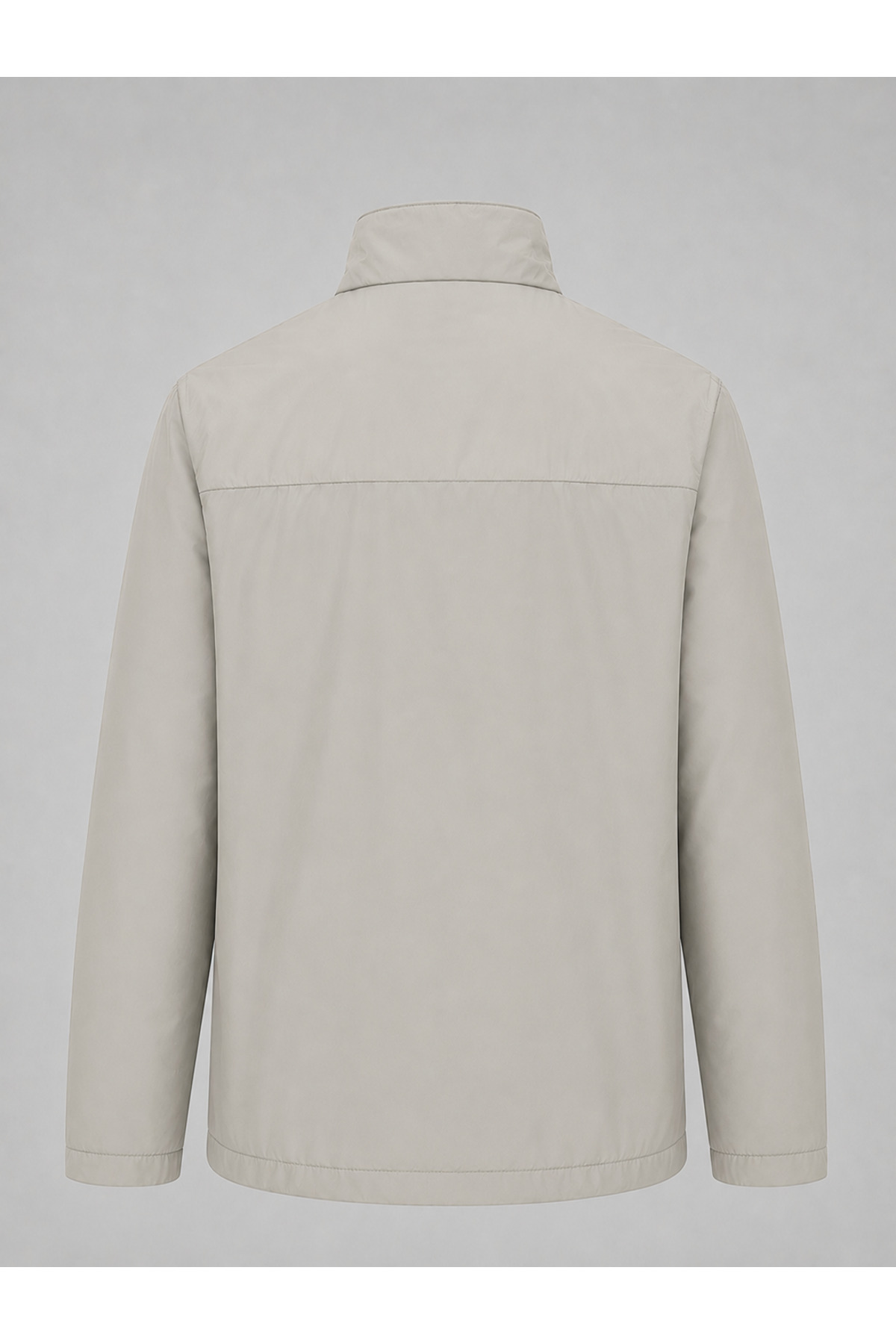 Sınwear Erkek Bej Baharlık Su ve Rüzgar Geçirmez Mont Dik Yaka Mevsimlik Fermuarlı Spor Outdoor Ceket görsel 7