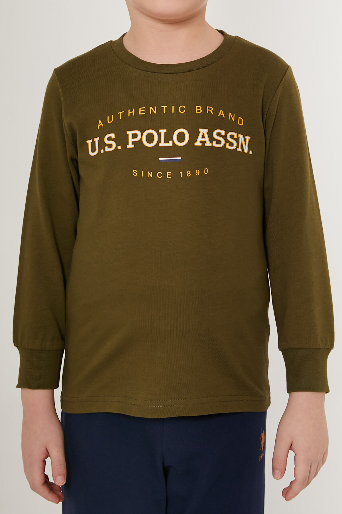 ست پیژامه و لباس خواب مردانه یقه گرد | یو اس پولو U.S. Polo Assn. US1502-C TR - تصویر 4