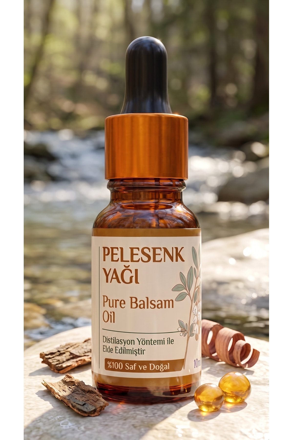 Pelesenk Yağı 10 ml / %100 Saf Ve Doğal / Copaiba Oil — A1-Pelesenk-yag-10 — تصویر 2 از 8