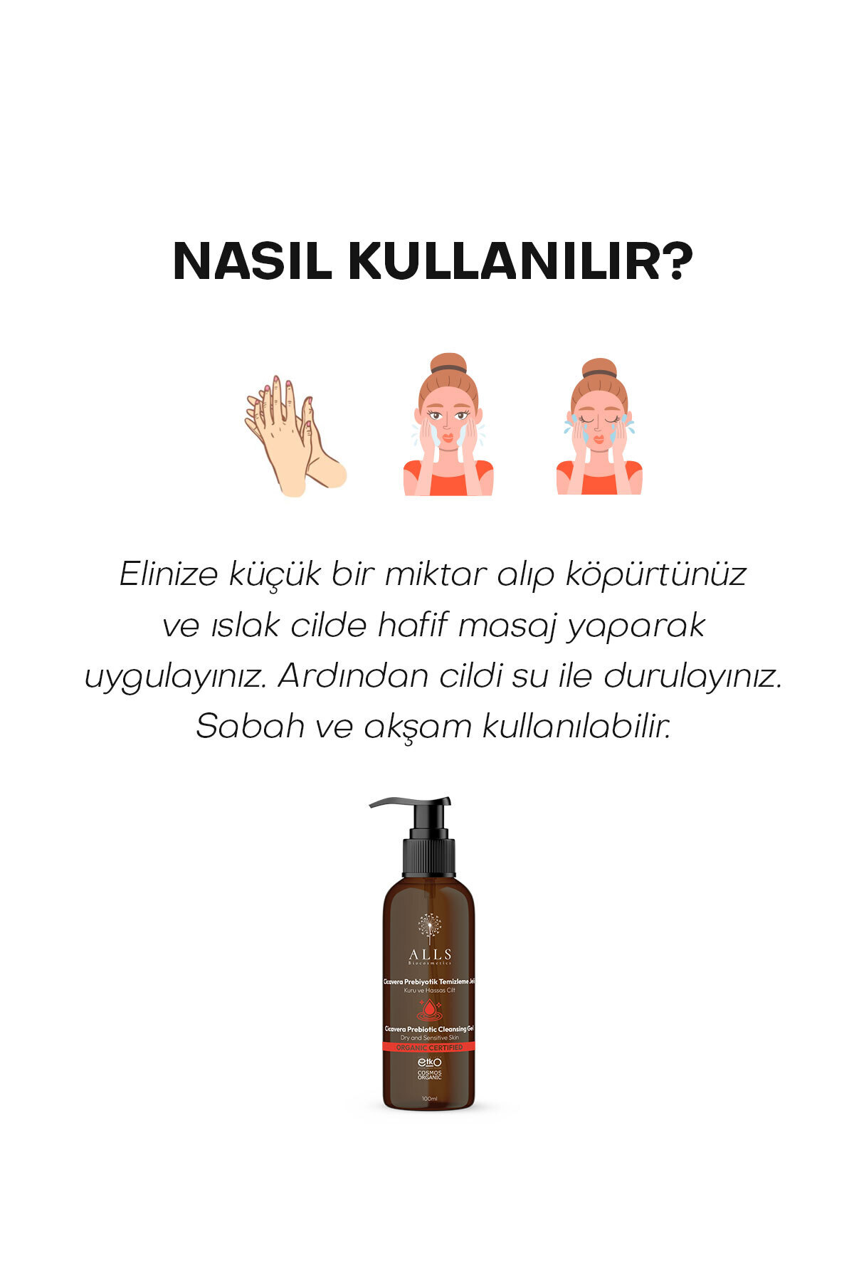 Organik Cicavera Prebiyotik Tonik 100 ml — 8684215391072 — تصویر 3 از 5