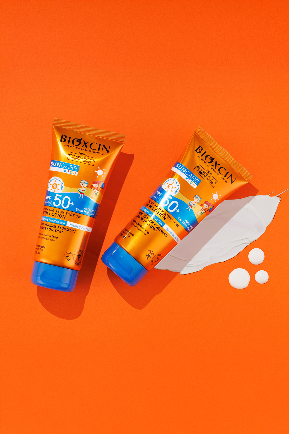 Sun Care Çok Yüksek Korumalı Çocuk Güneş Kremi 50Spf After Sun Hediyeli - % 100 Botanik Aktif 200 ml — B10241 — تصویر 8 از 8