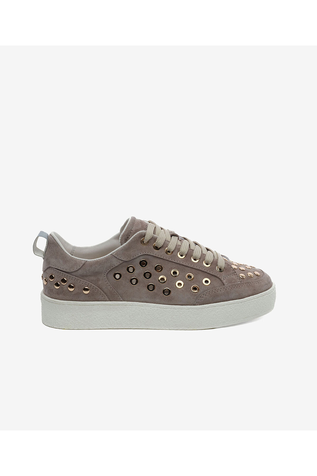 Kadın Vizon Hakiki Deri Sneaker Ayakkabı 5Y2UA34442