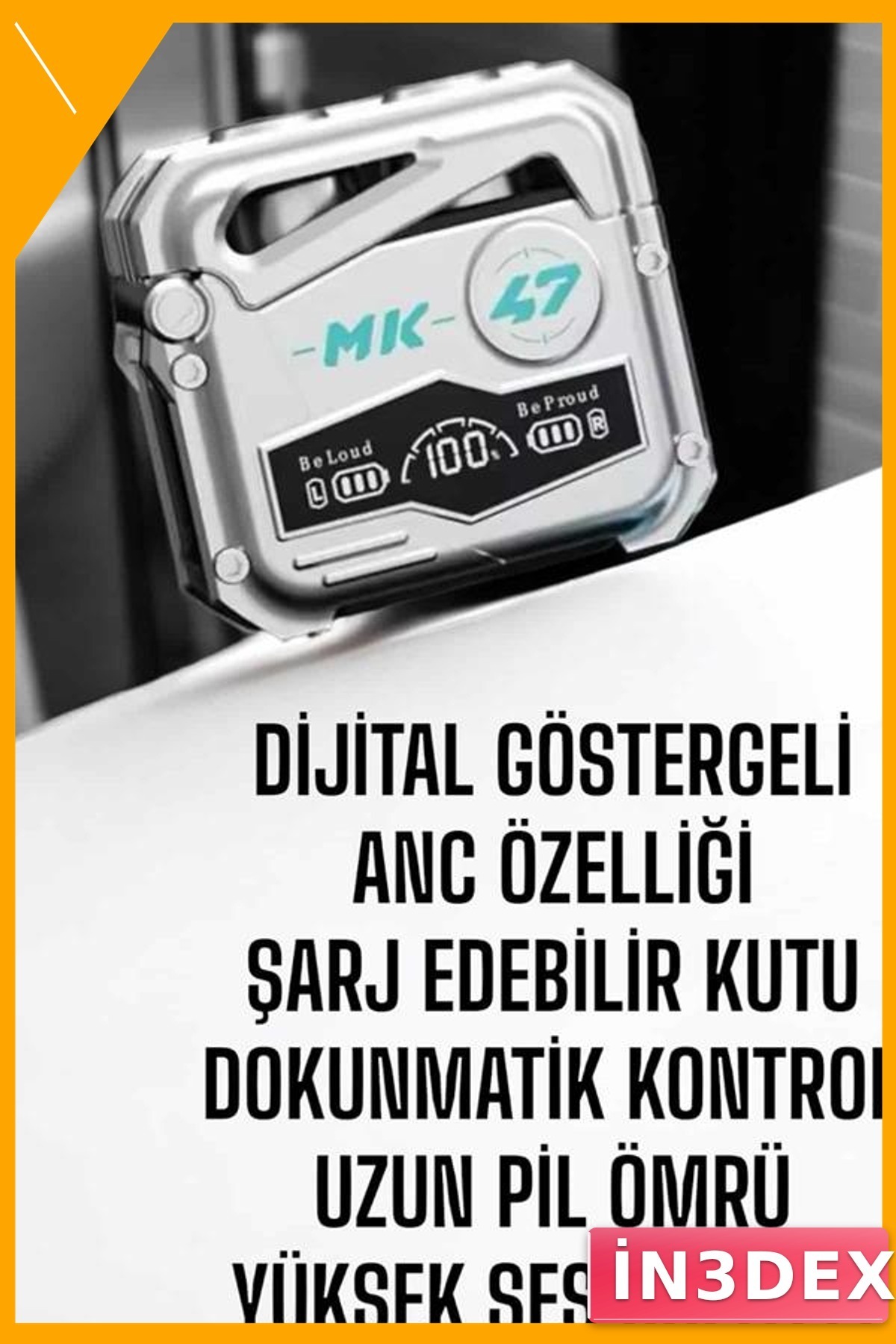 Kablosuz Spor Kulaklık IPX5 Su Geçirmez Gürültü Önleyici