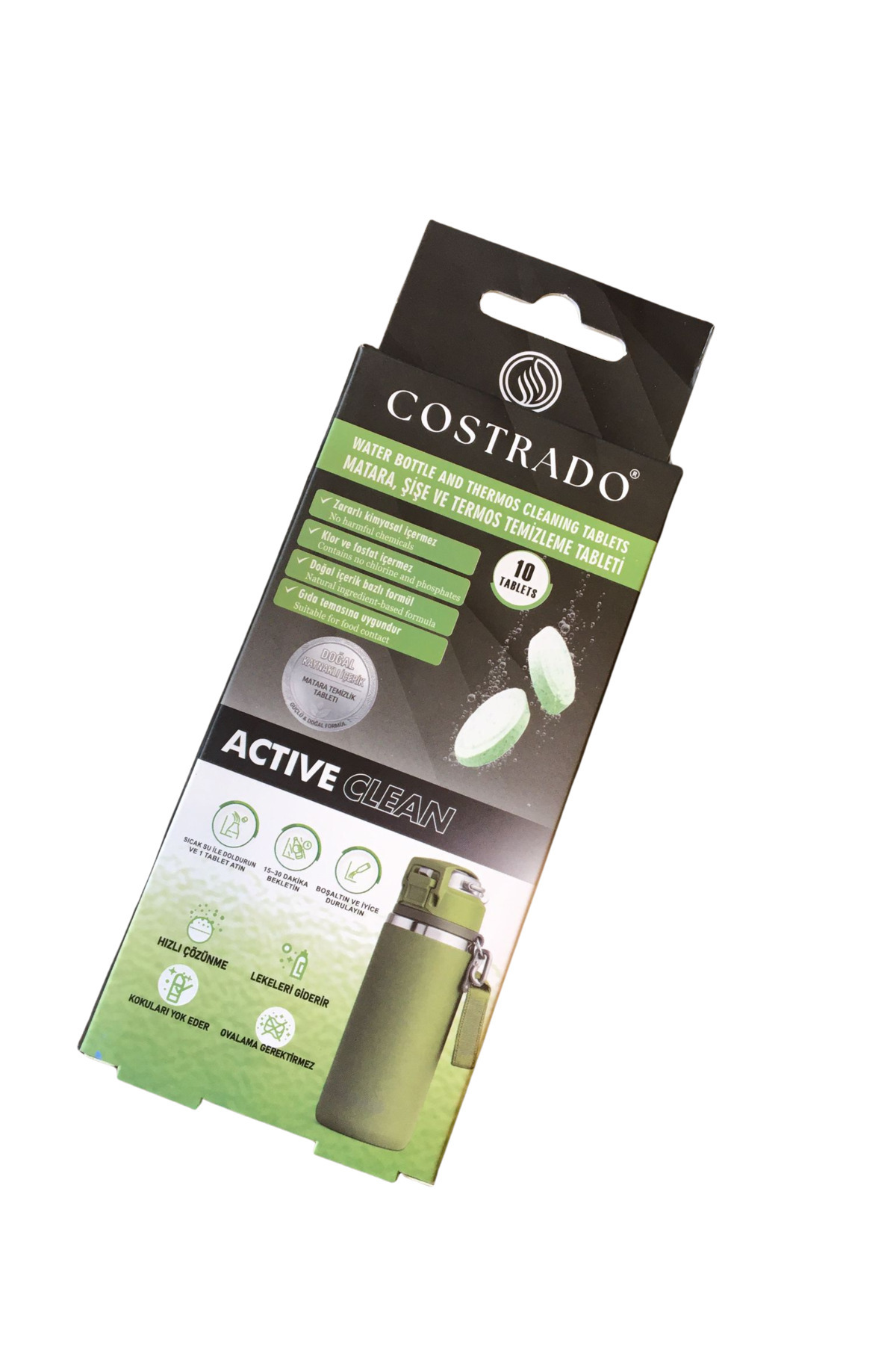Clean Matara costrado Active Clean Matara & Termos Temizleme Tableti 10’lu | Koku ...