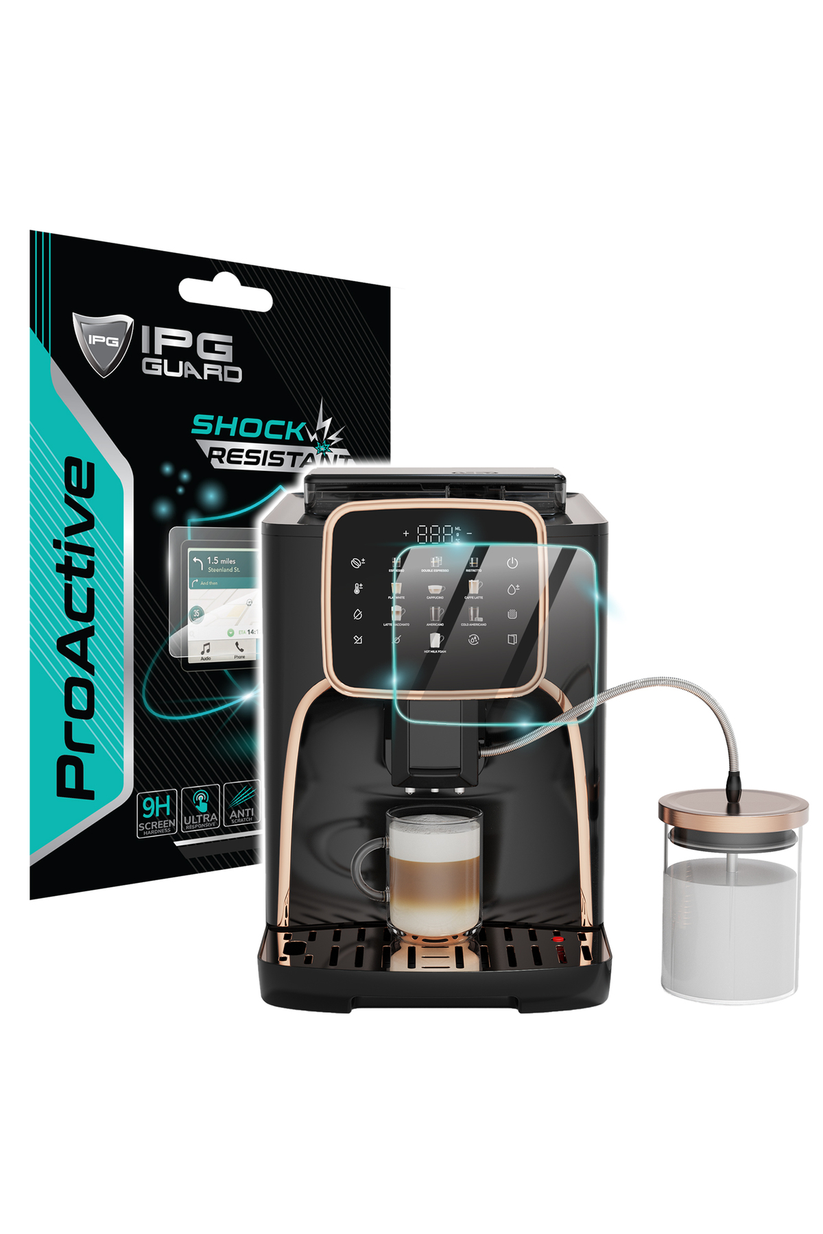 Ipg Arzum Okka OK0028 Pro M Espresso Makinesi Gösterge Ekranı için