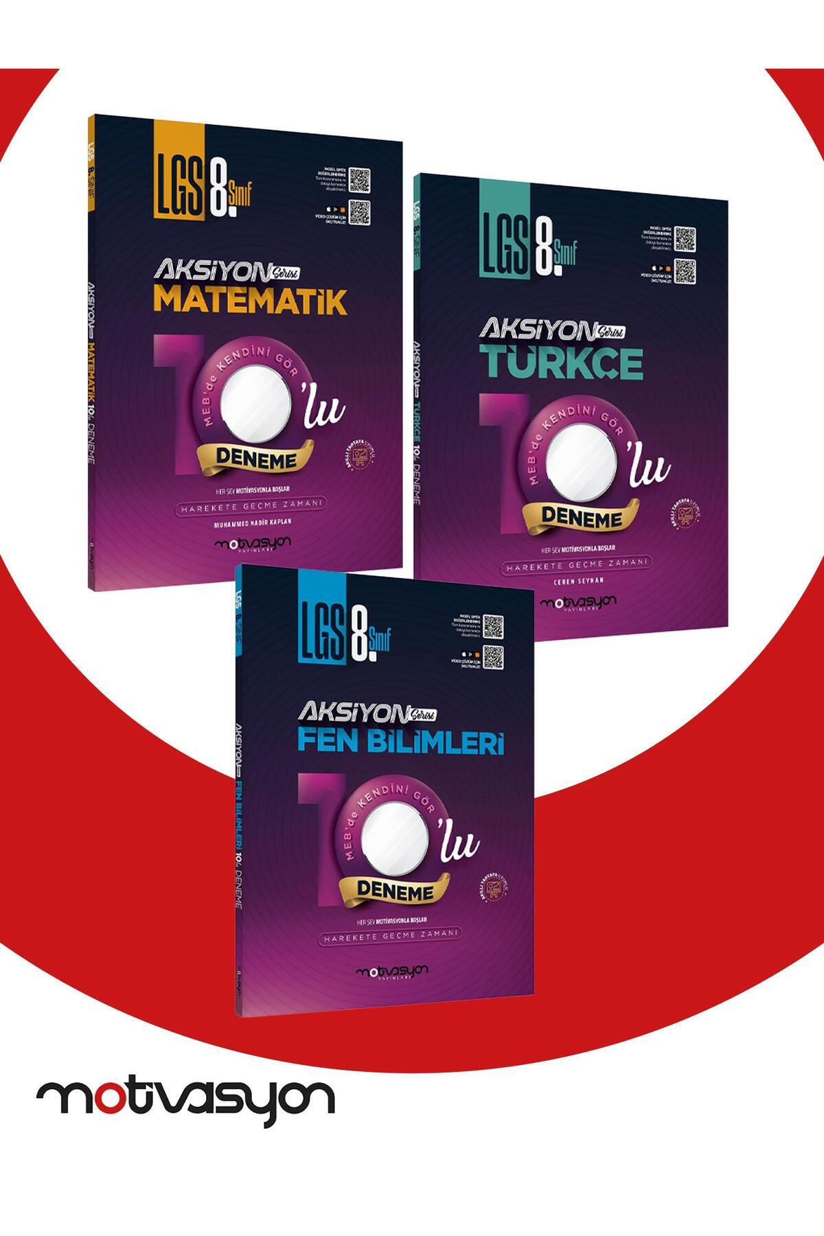 fさまおまとめページ Motivasyon Yayınları LGS 8. Sınıf Aksiyon 10'lu Genel Deneme
