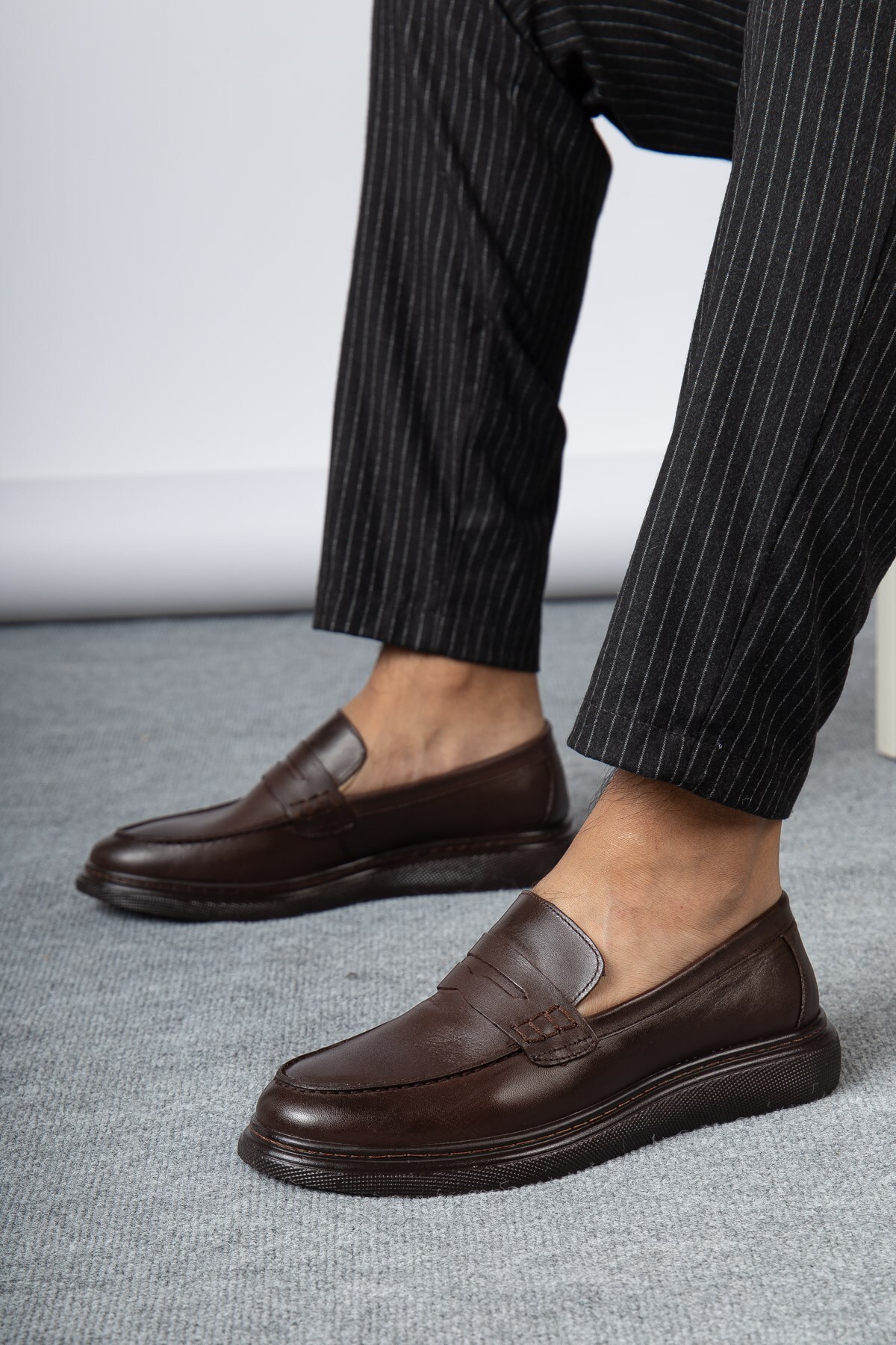 maximoda Hakiki Deri, %100 Deri, Loafer Deri Bağcıksız Ayakkabı görsel 3