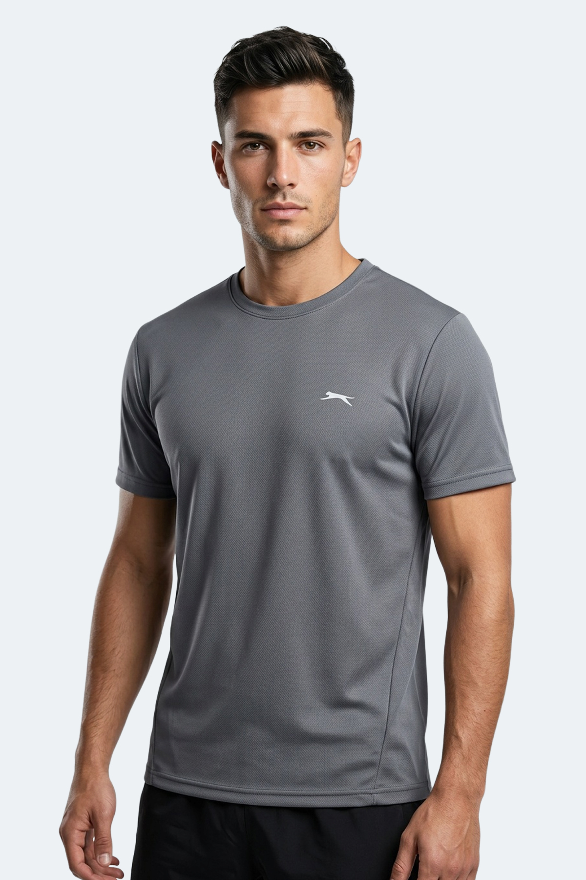 Slazenger Haunted I Men's Dark Grey T-Shirt