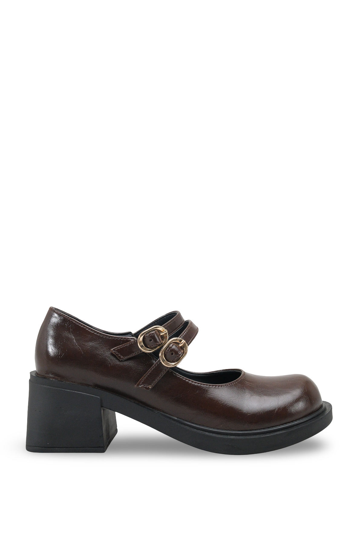 Riccon Merlyrra Kadın Loafer 0012502 Kahverengi Rugan görsel 4