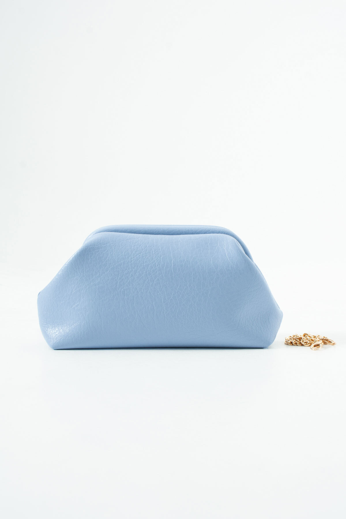 themoiss Mavi Clutch Portföy El Ve Omuz Çantası Kadın