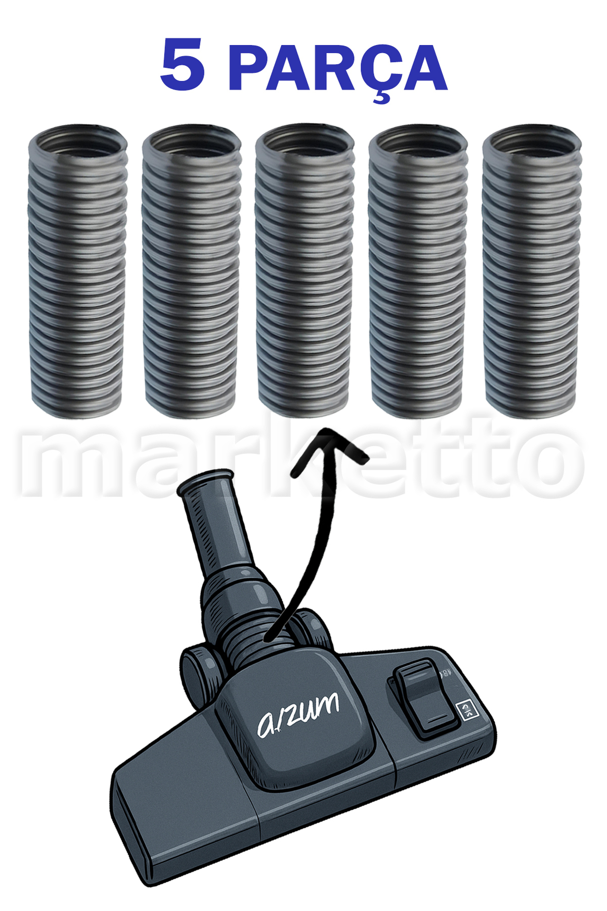Marketto Arzum AR 4088 Olimpia Power Cyclone Uyumlu Çelik Telli