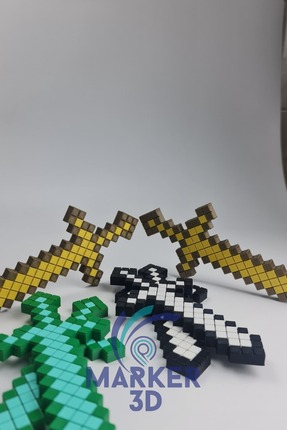 Movito 10 Adet Minecraft Kılıcı Renkli