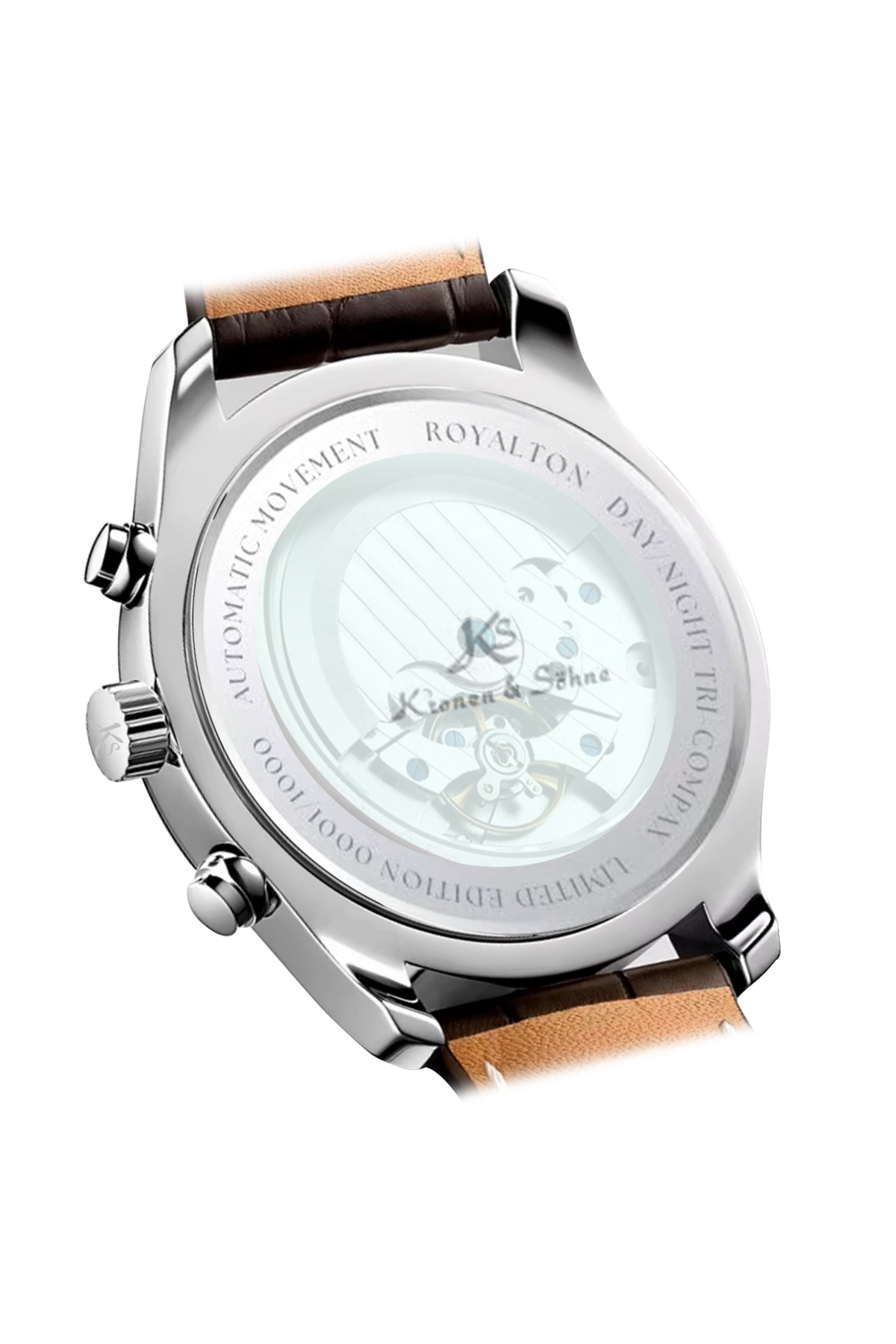 Kronen & Söhne Kronen&Söhne Royalton Moonphase Premium Otomatik Erkek Kol Saati görsel 7