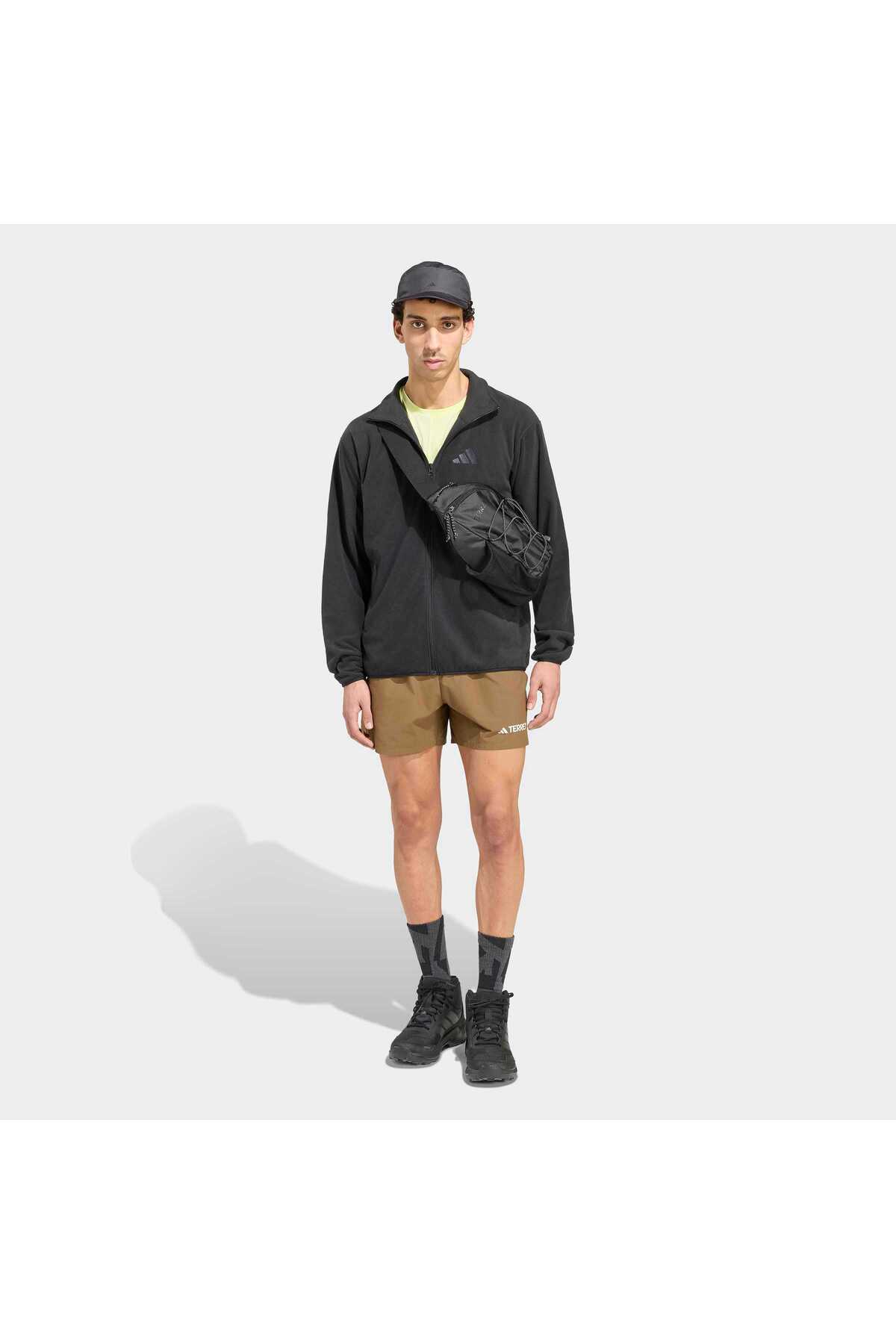 adidas Mt Ess Fz Fl Erkek Spor Softshell & Polar KY9784 görsel 3