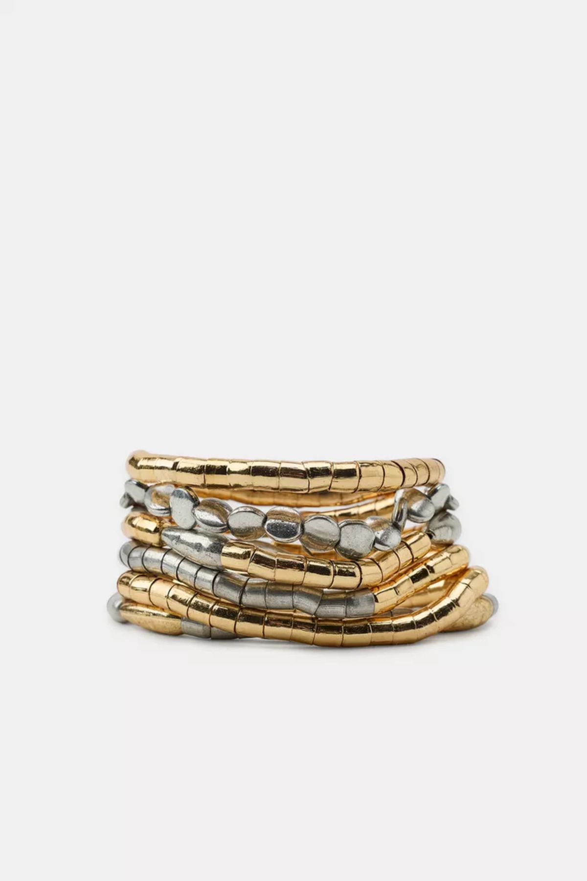 Premium Gold & Silver Çoklu Bileklik Seti