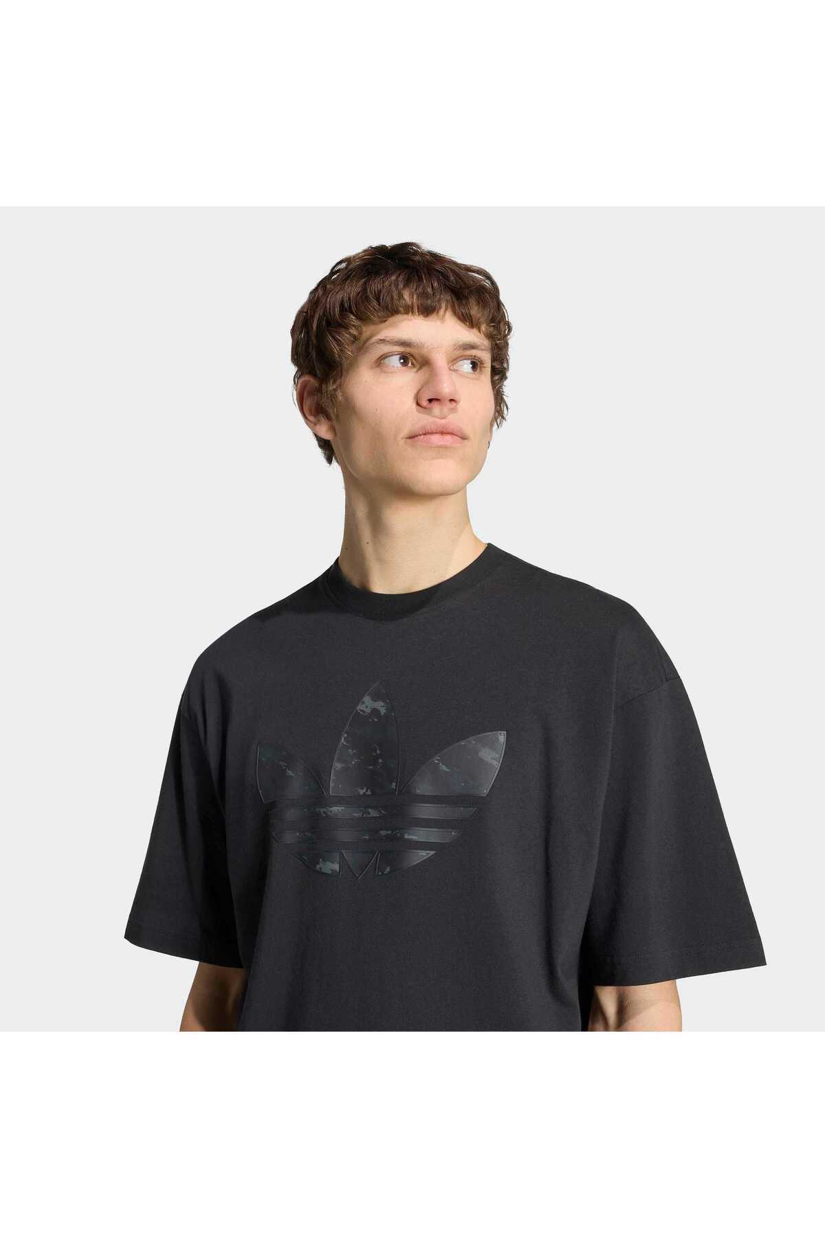 adidas Camo Tee Infi Erkek Spor Grafik Desen T-shirt IA5931 görsel 5