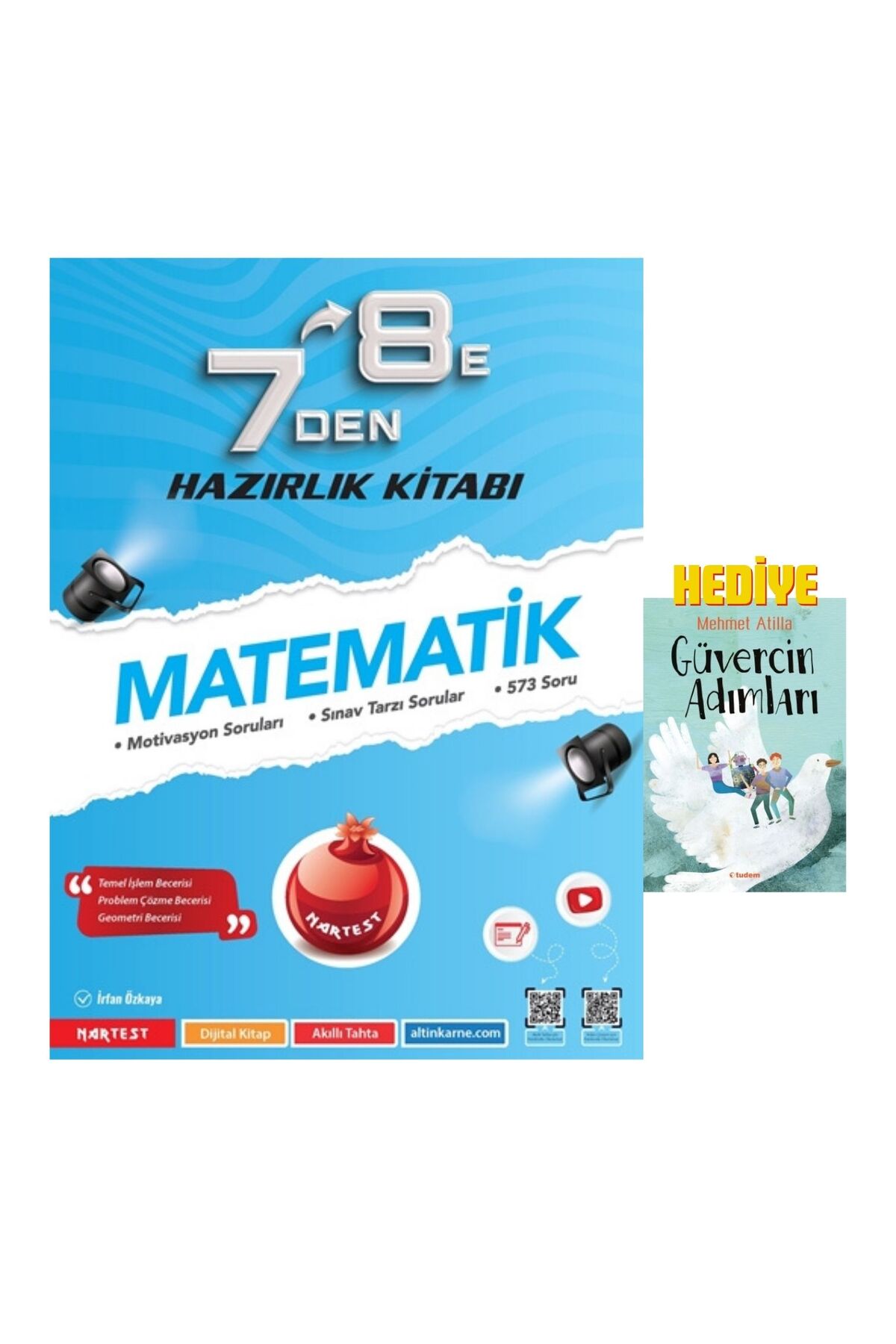 7冊セット Nartest Yayınları NARTEST 7 DEN 8 E GEÇİŞ MATEMATİK HAZIRLIK
