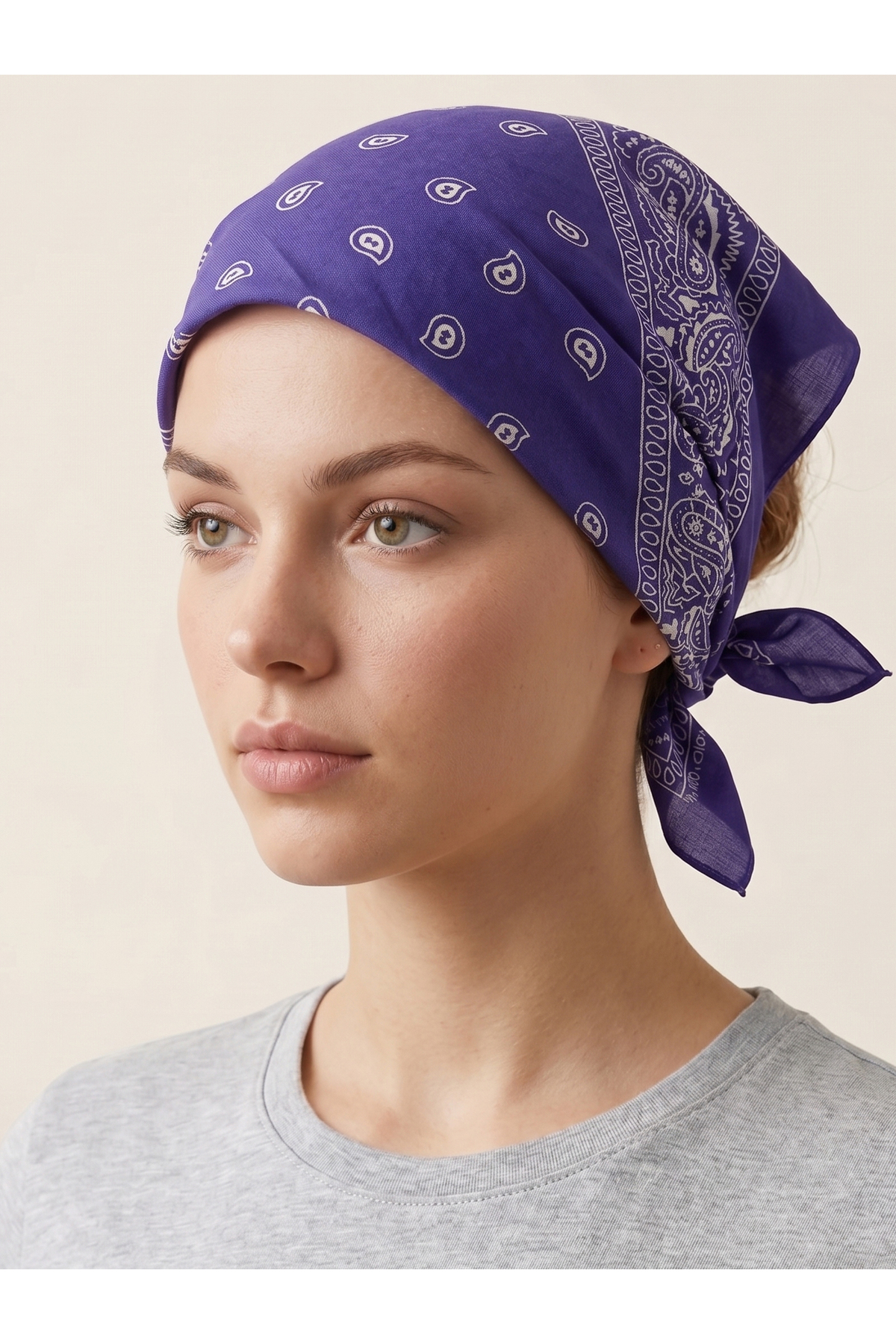 ETHNIC PATTERN 100% COTTON BANDANA SCARF