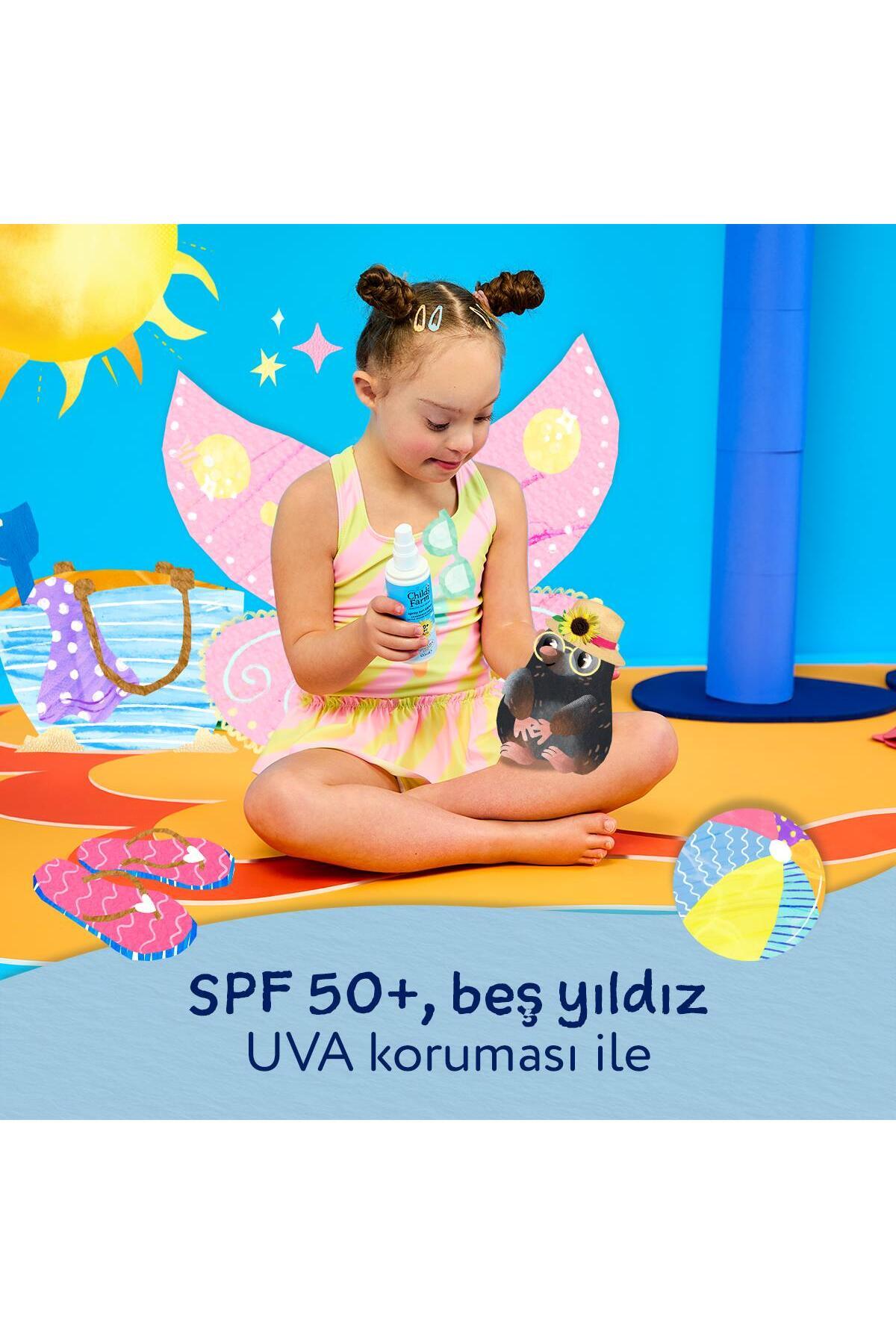 Çocuk Güneş Spreyi SPF 50+ 100 ml – Parfümsüz — 100114923 — تصویر 3 از 8