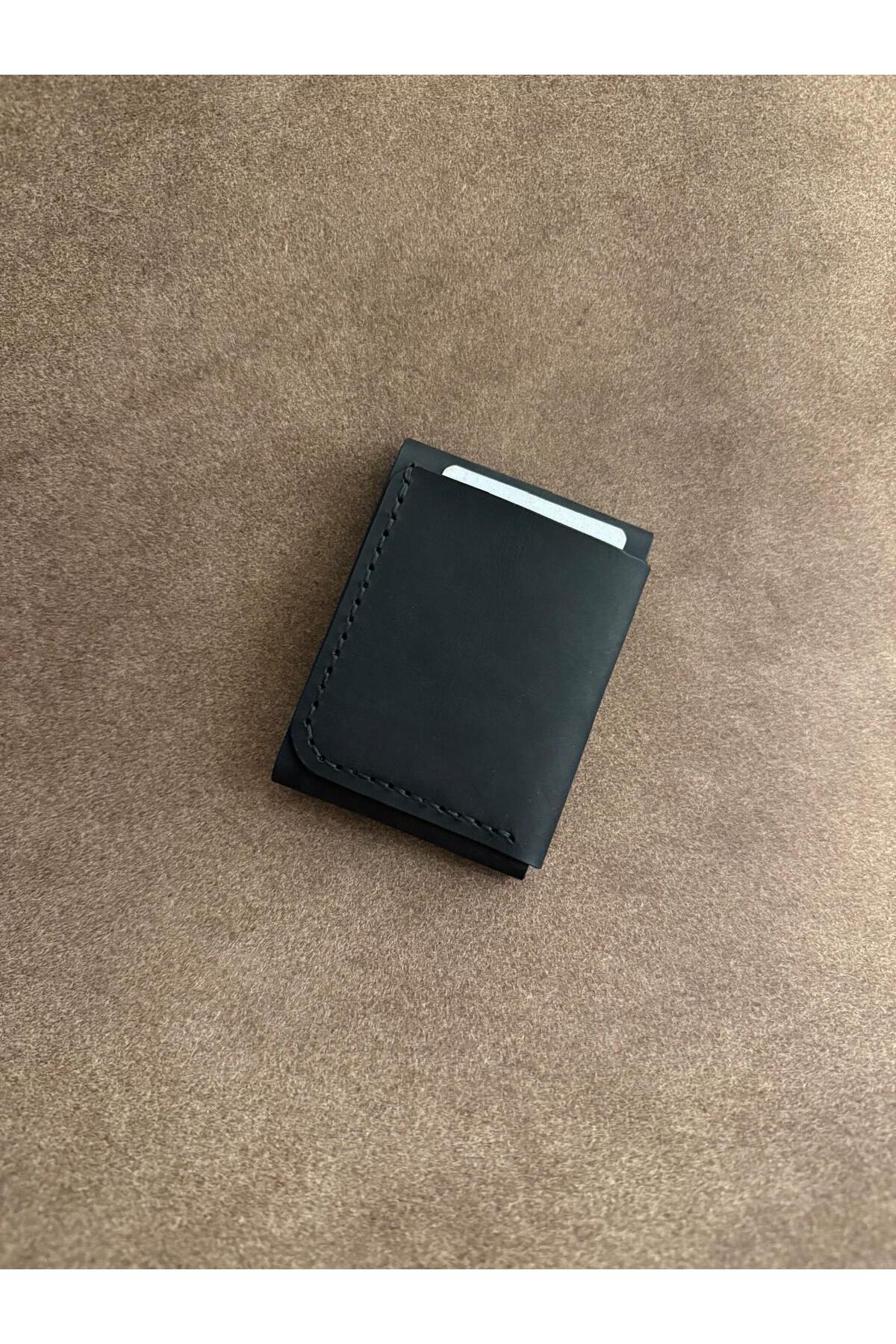 HATKA Leather Craft El Yapımı Hakiki Deri Cüzdan - Slim Fold K2 görsel 6