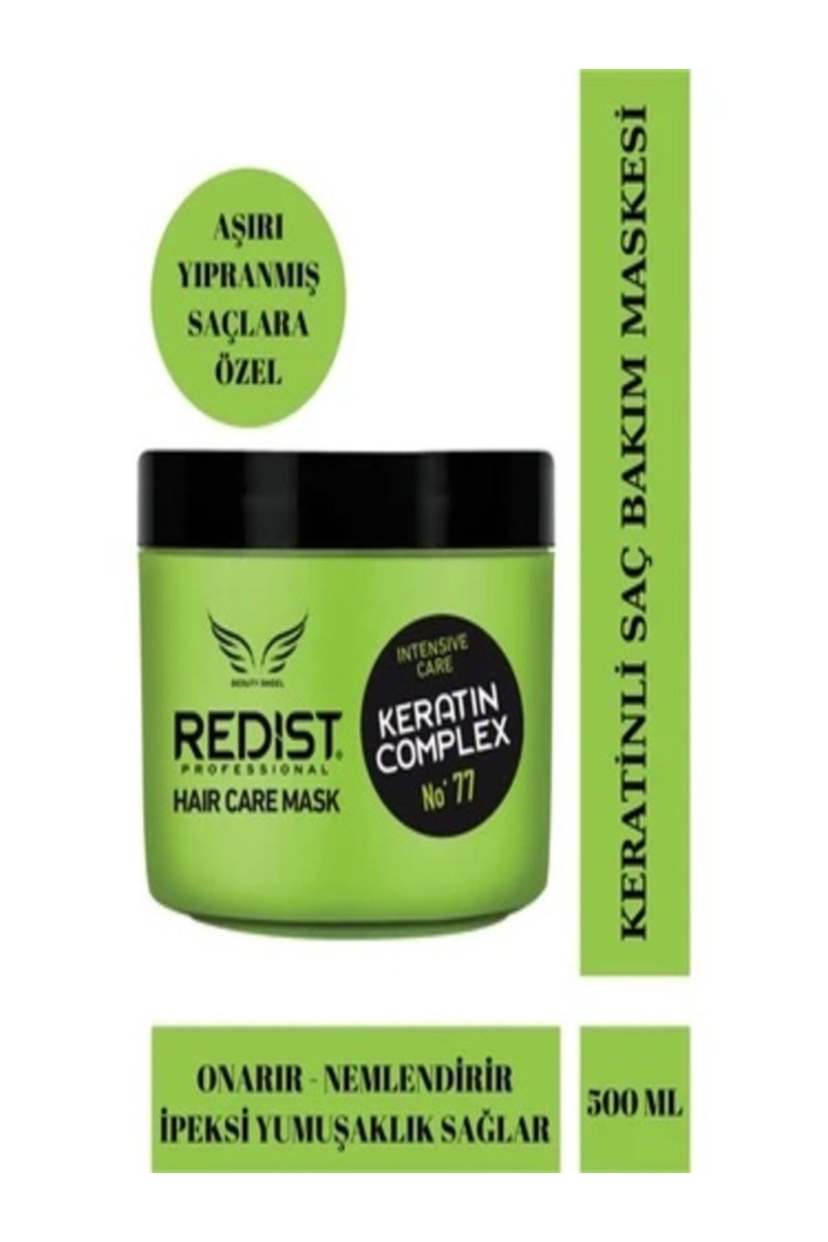 PROFESSIONAL REDIST Redist Aşırı Yıpranmış Ve Yanmış Saçlar Için Hızlı Saç Uzatan Keratinli Saç Bakım Maskesi 475 ml — no78