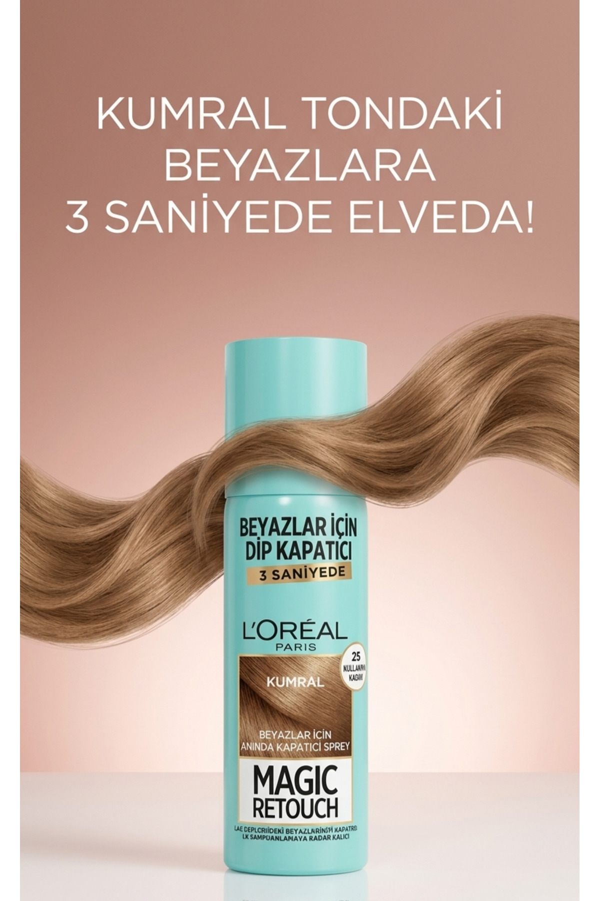 GLONAR BEYAZ SAÇ KAPATICI SPREY — gr10
