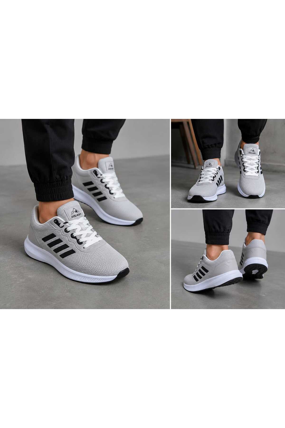 MODA unisex bez ayakkabı ortopedik tabanlı spor ayakkabı gri