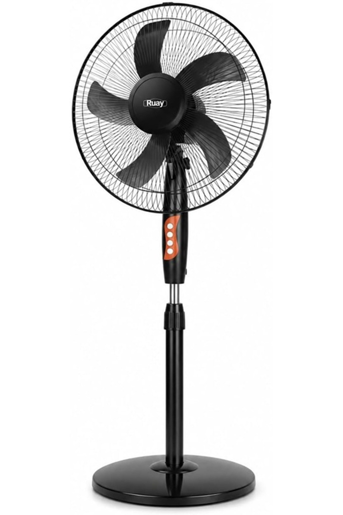RA93 Standing Pedestal Fan with Pure Copper Motor, 45W - with 3-Speed Control and Low Noise., rmfaaan,