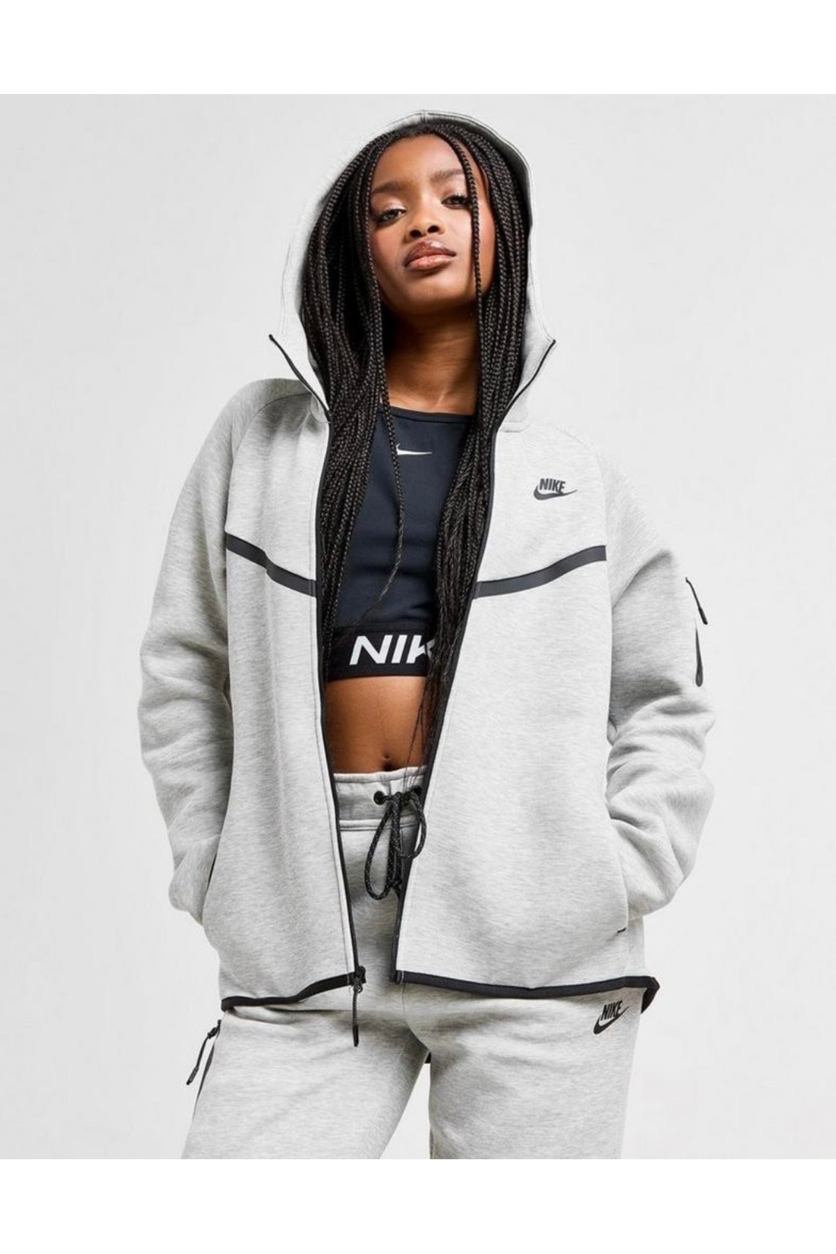 Nike Tech Fleece Windrunner Hoodie 2 Kadın Sweatshirt (COOLMOVE) görsel 2