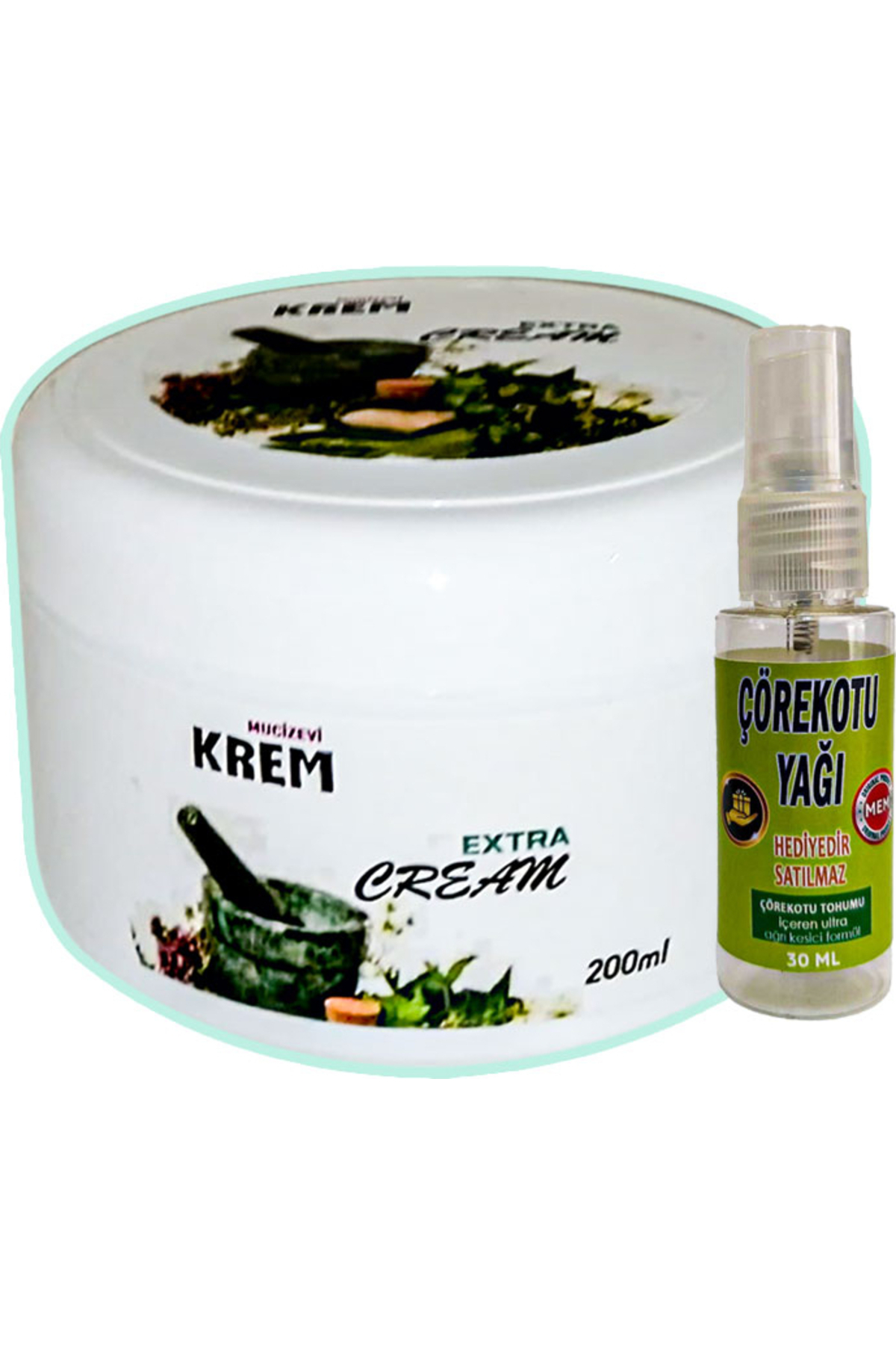 Bezos Mucizevi Krem 125 ml + Çörek Otu Yağı Teskin Yağı 30 ml — GU-EYF-17836-NIDA01