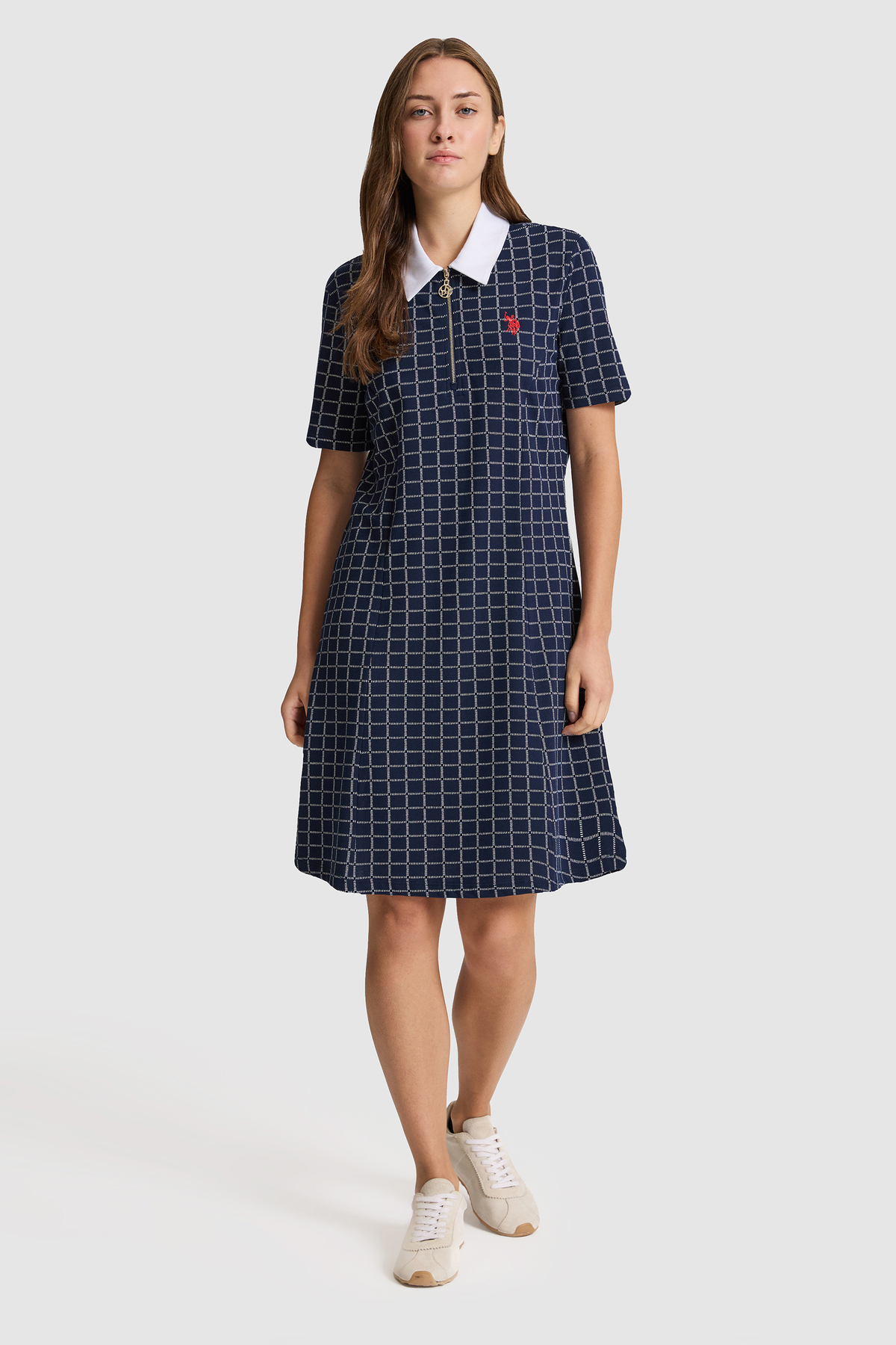 U.S. Polo Assn. Women's Navy Blue Knitted Dress 50322074-Vr033