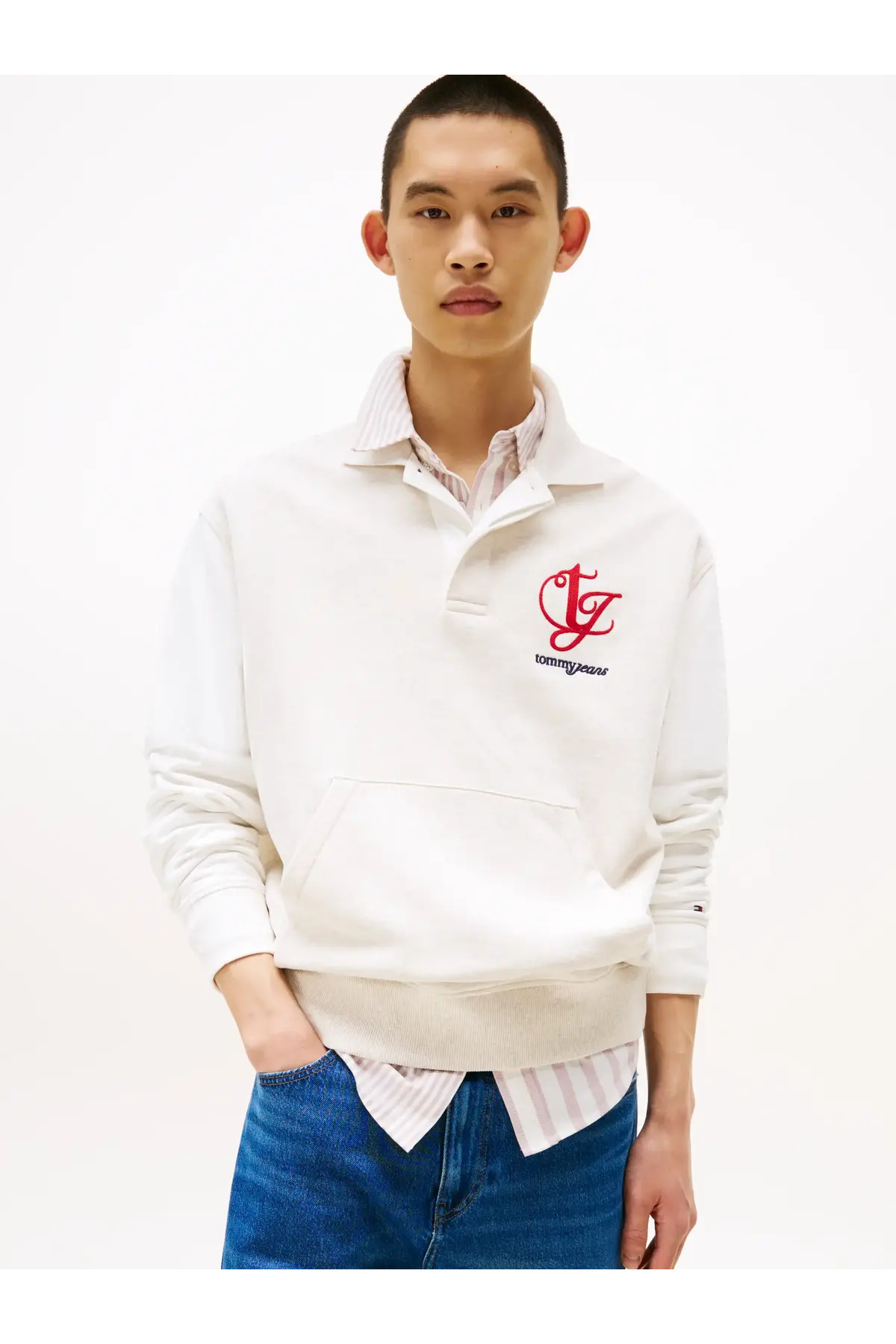 پولوشرت مردانه یقه پلو | تامی هیلفیگر Tommy Hilfiger DM0DM21800AE3 BN - تصویر 2