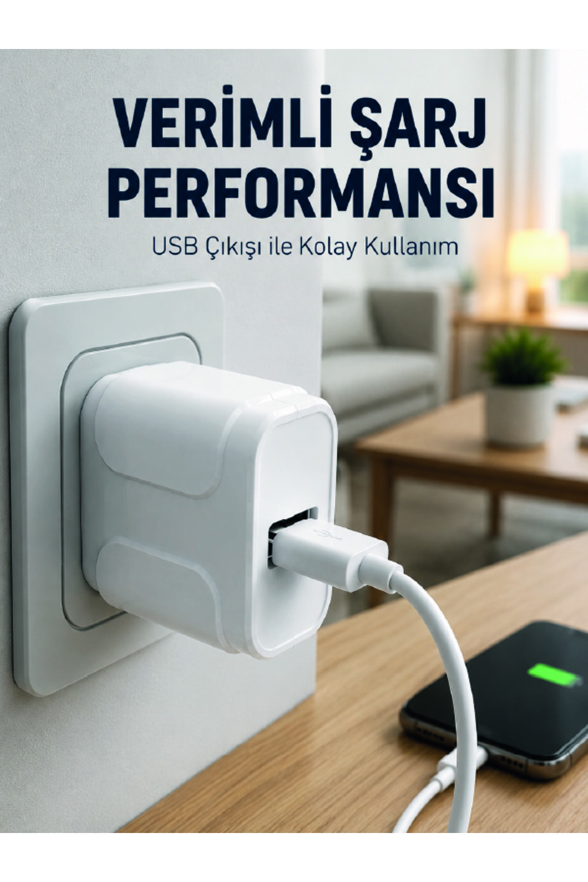 markentegra 12W USB Şarj Adaptörü Ev ve Ofis Kullanımına Uygun