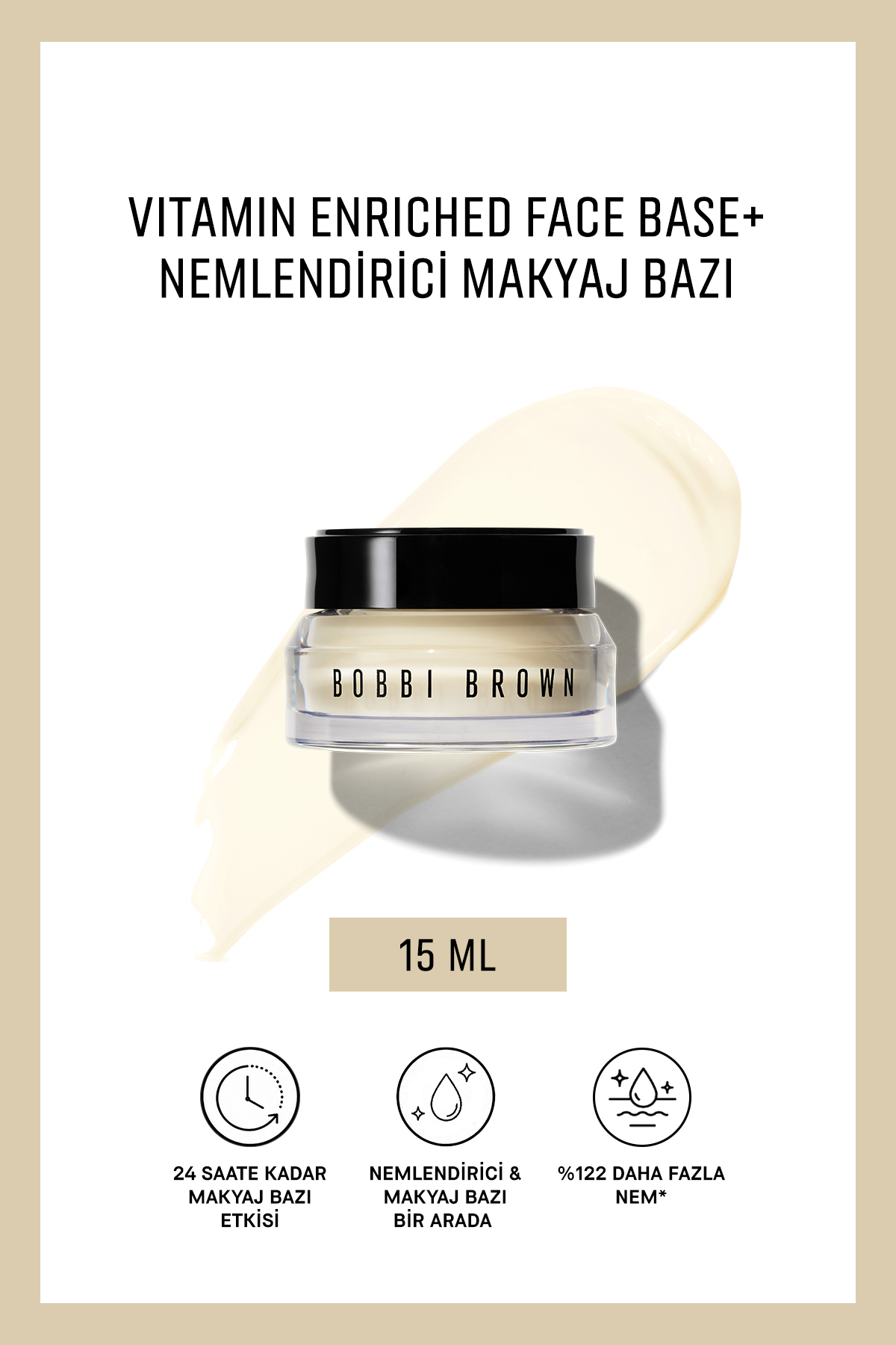 Vitamin Enriched Face Base+ Nemlendirici Makyaj Bazı​ 15 ML — کرم EYXH01