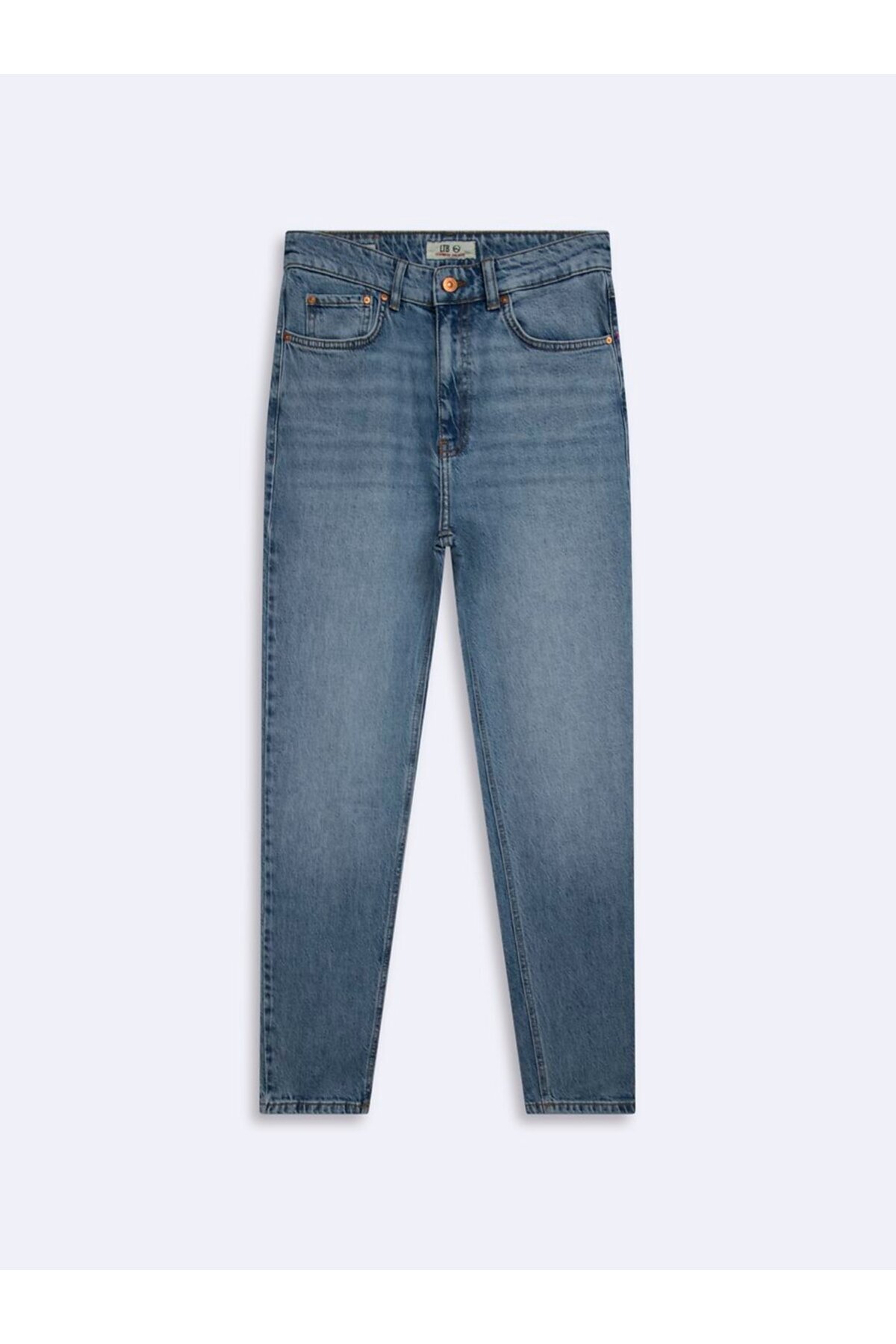 Elvıra Daralan Paça Yüksek Bel Mid Indigo Jean Pantolon