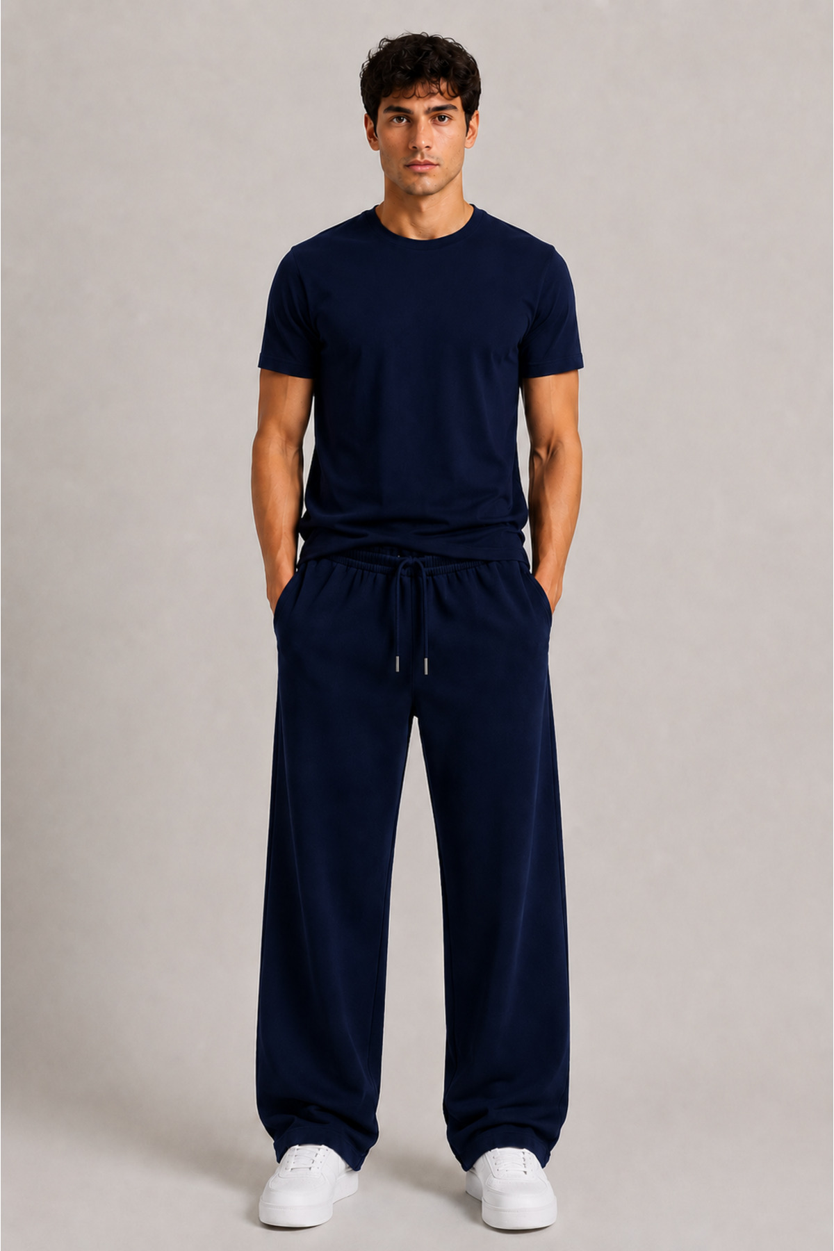 JARVİN 2^Li Erkek Oversize Eşofman Altı Rahat Kalıp Günlük Şıklık ve Konfor Bir Arada Lounge Wear görsel 6