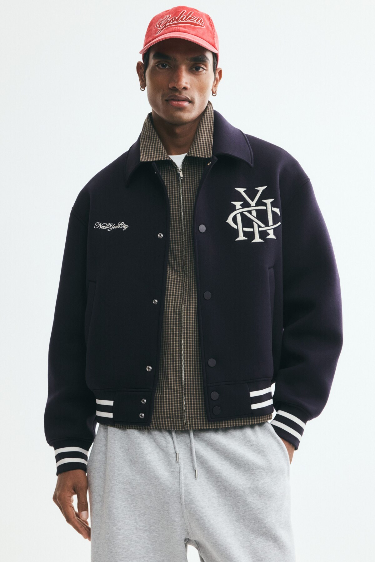 ژاکت بیسبال اسکوبا اچ اند ام کت H&M
