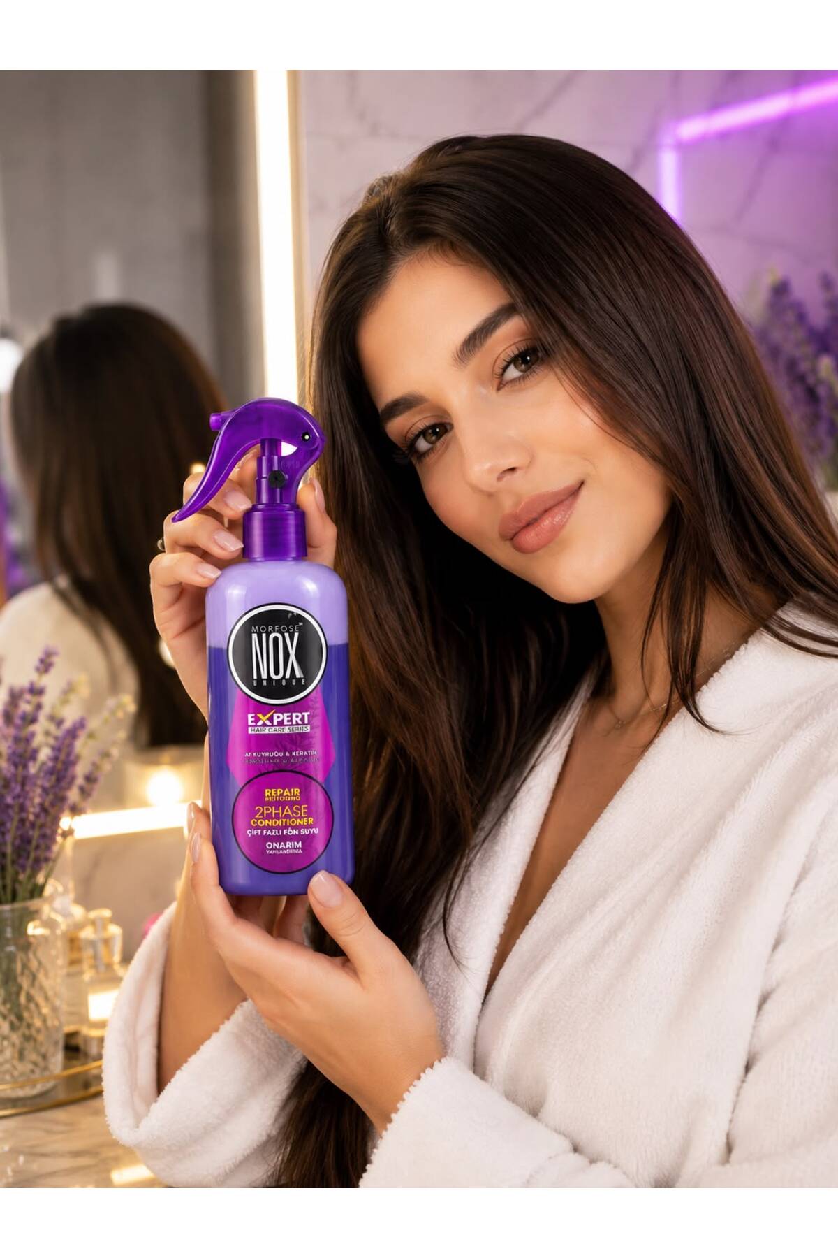 ORİON GLOBAL NOX Unique Expert At Kuyruğu & Keratin Onarıcı Çift Fazlı Fön Suyu (2 Fazlı Saç Bakım Spreyi) – 400 ml — MNOXUNİ1