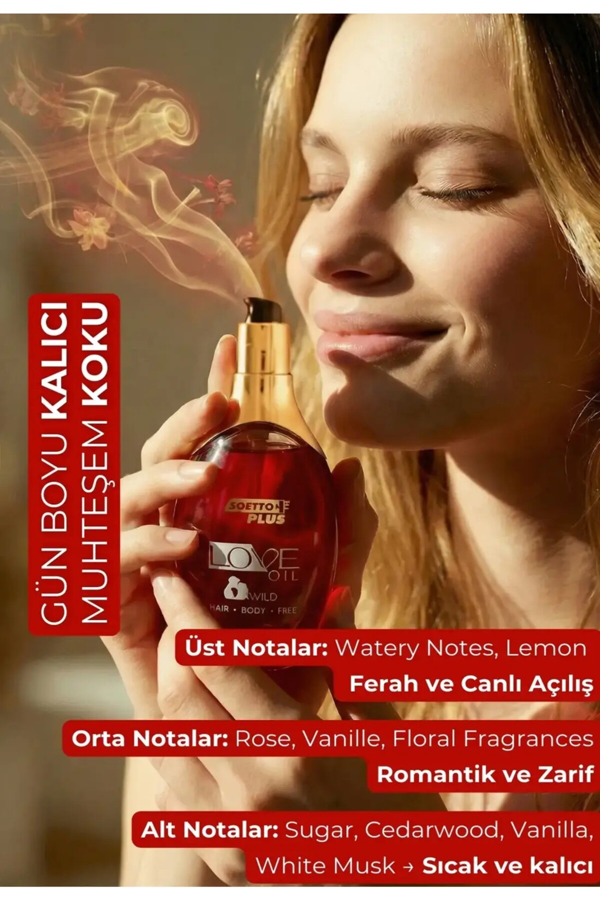 روغن مراقبت از مو و پوست Love Oil 120 میلی‌لیتر - روغن مراقبت طبیعی مغذی و مرطوب‌کننده قوی - MS103265966566 — تصویر 2 از 3